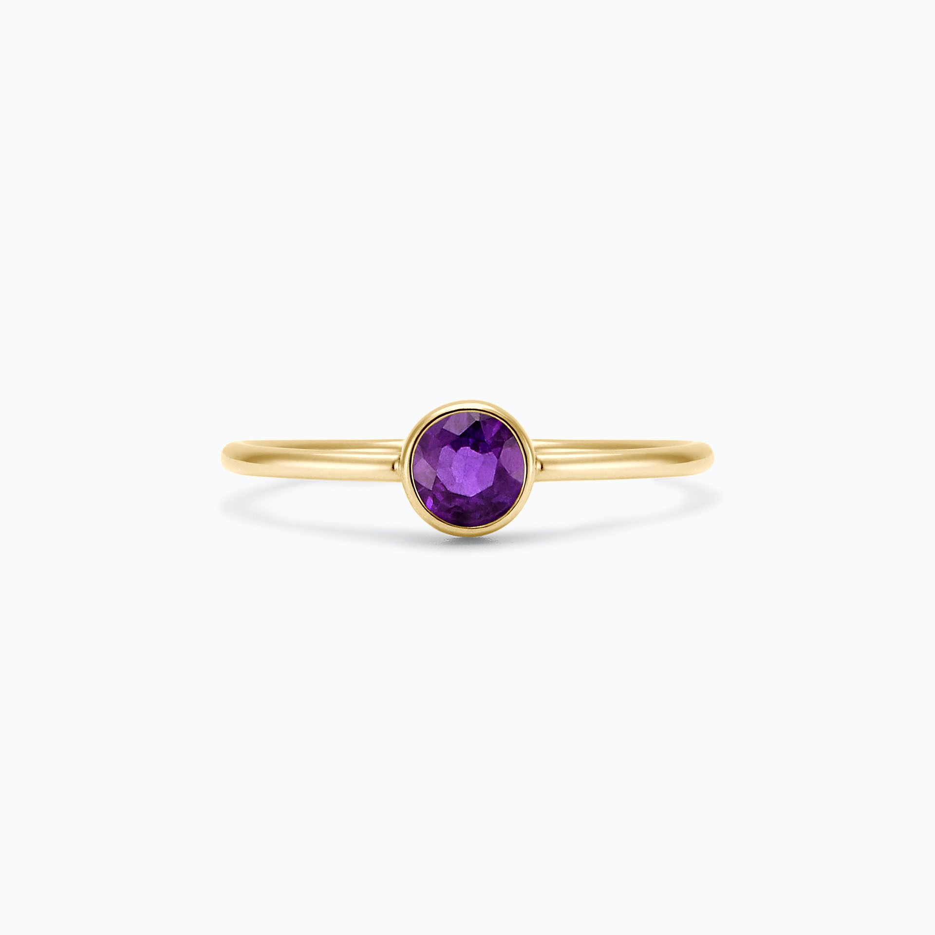 Solitaire Harmony Améthyste 4.5 mm