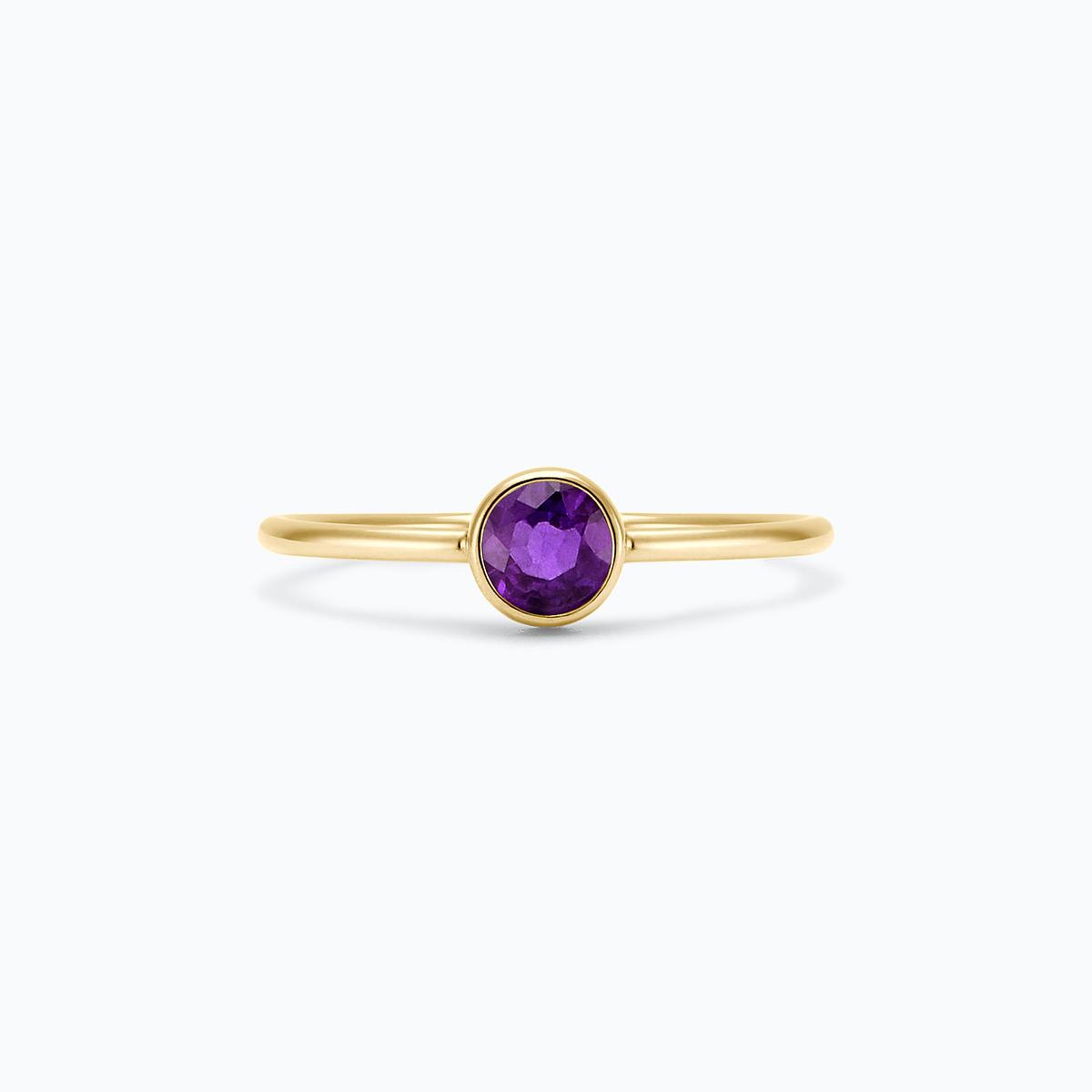 Solitaire Harmony Améthyste 4.5 mm