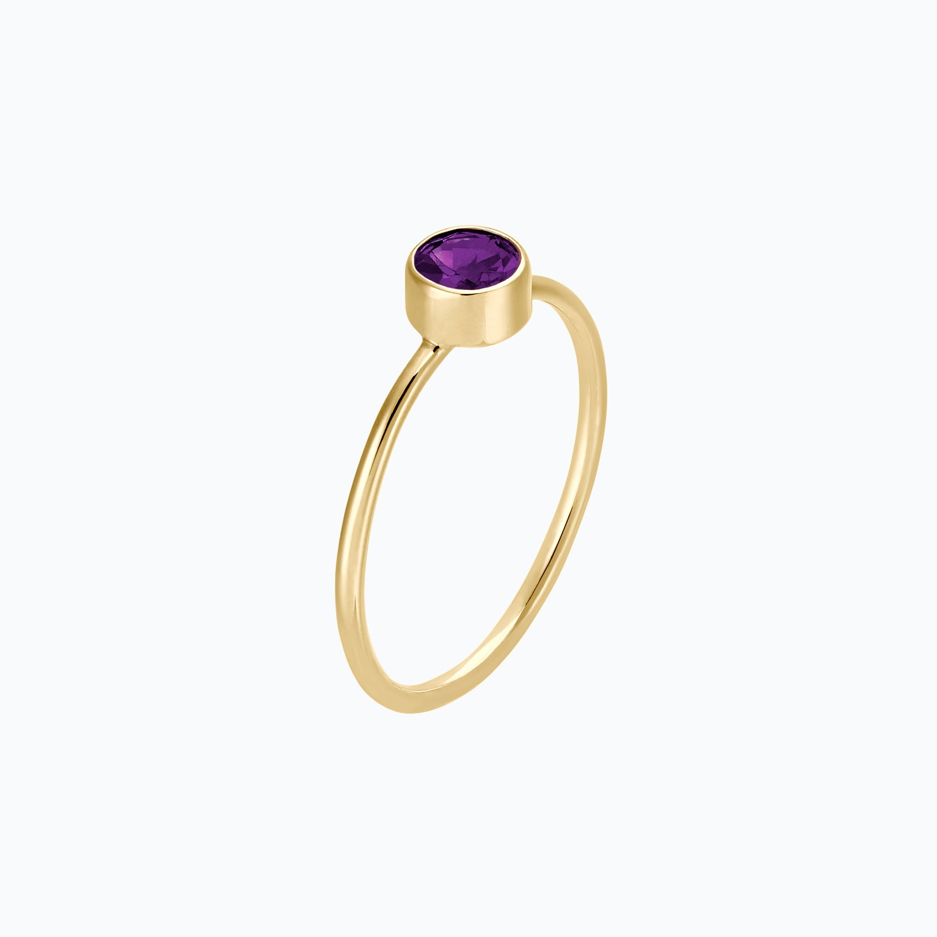 Solitaire Harmony Améthyste 4.5 mm