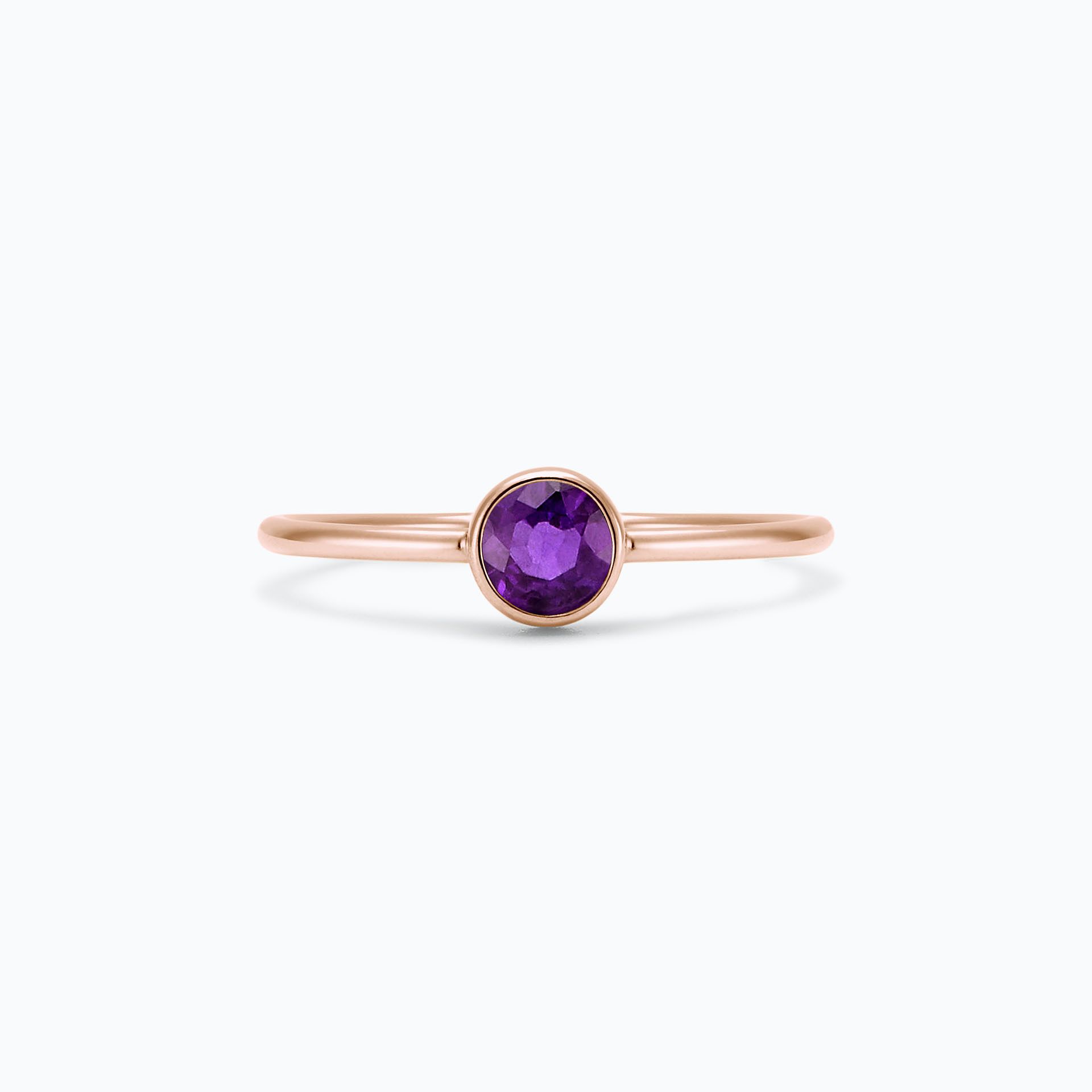 Solitaire Harmony Améthyste 4.5 mm