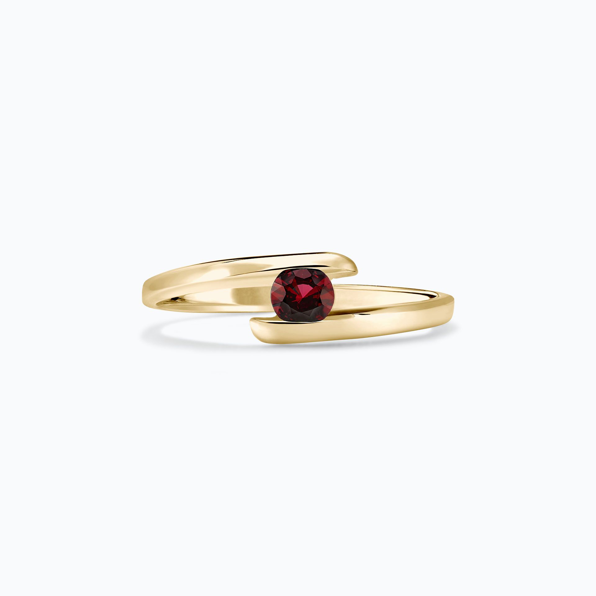 Solitaire Jane Grenat 3.5 mm