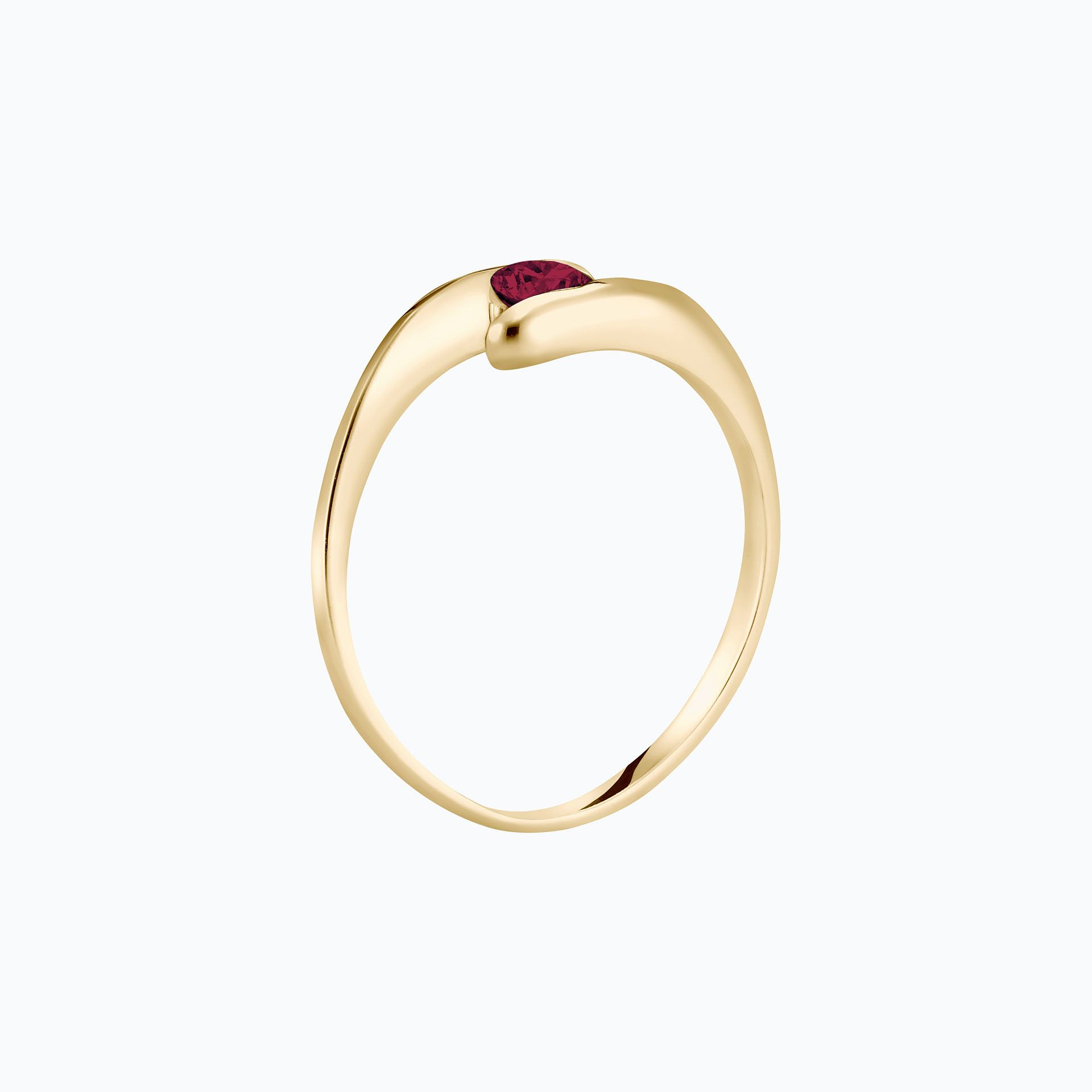 Solitaire Jane Rubis 3.5 mm