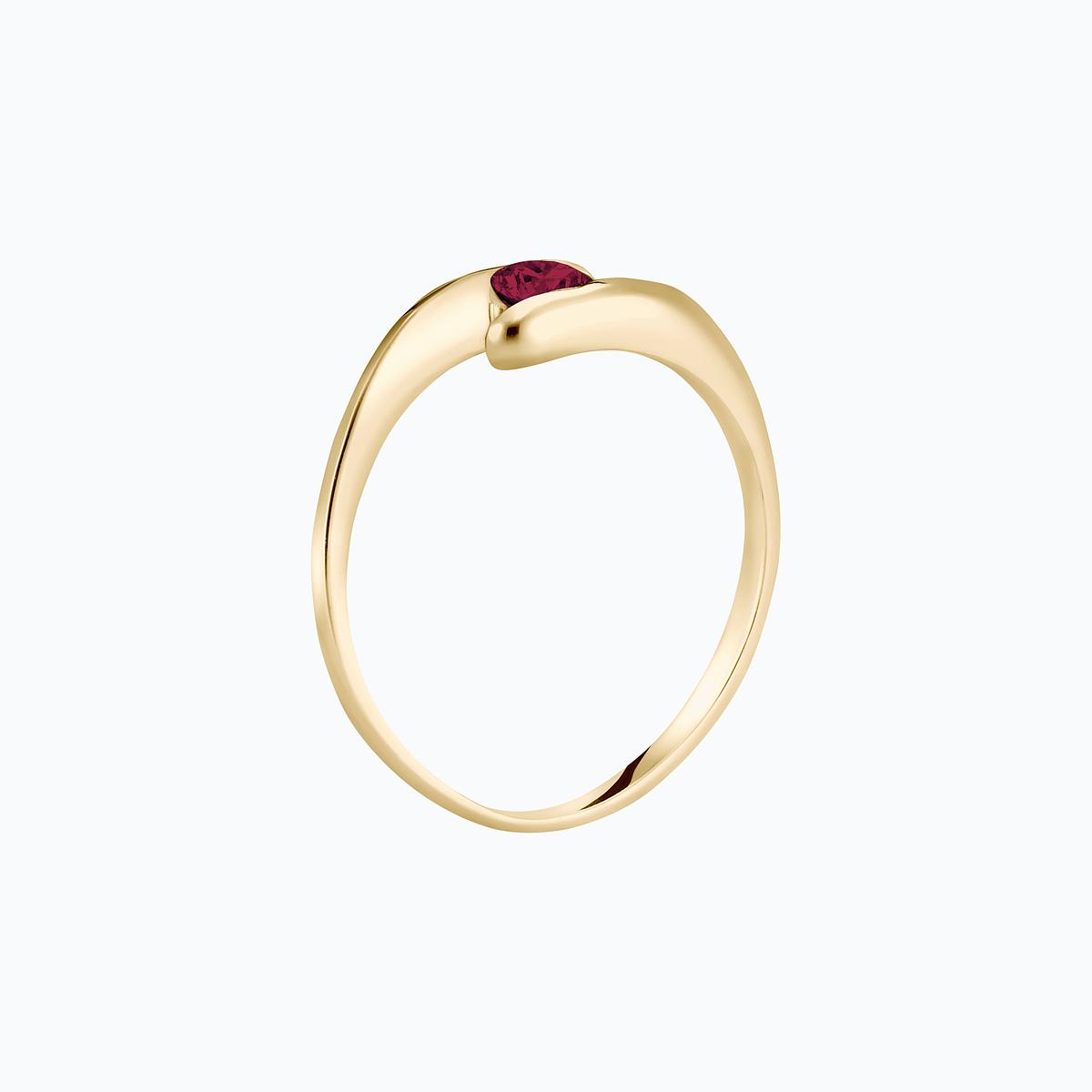 Solitaire Jane Rubis 3.5 mm