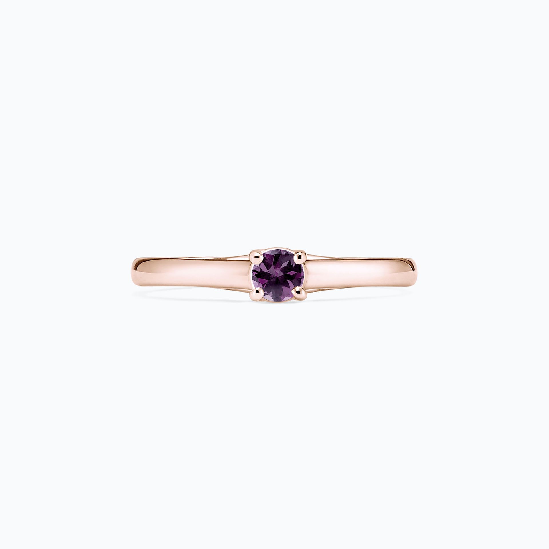 Solitaire Fanny Saphir Violet 3.5 mm