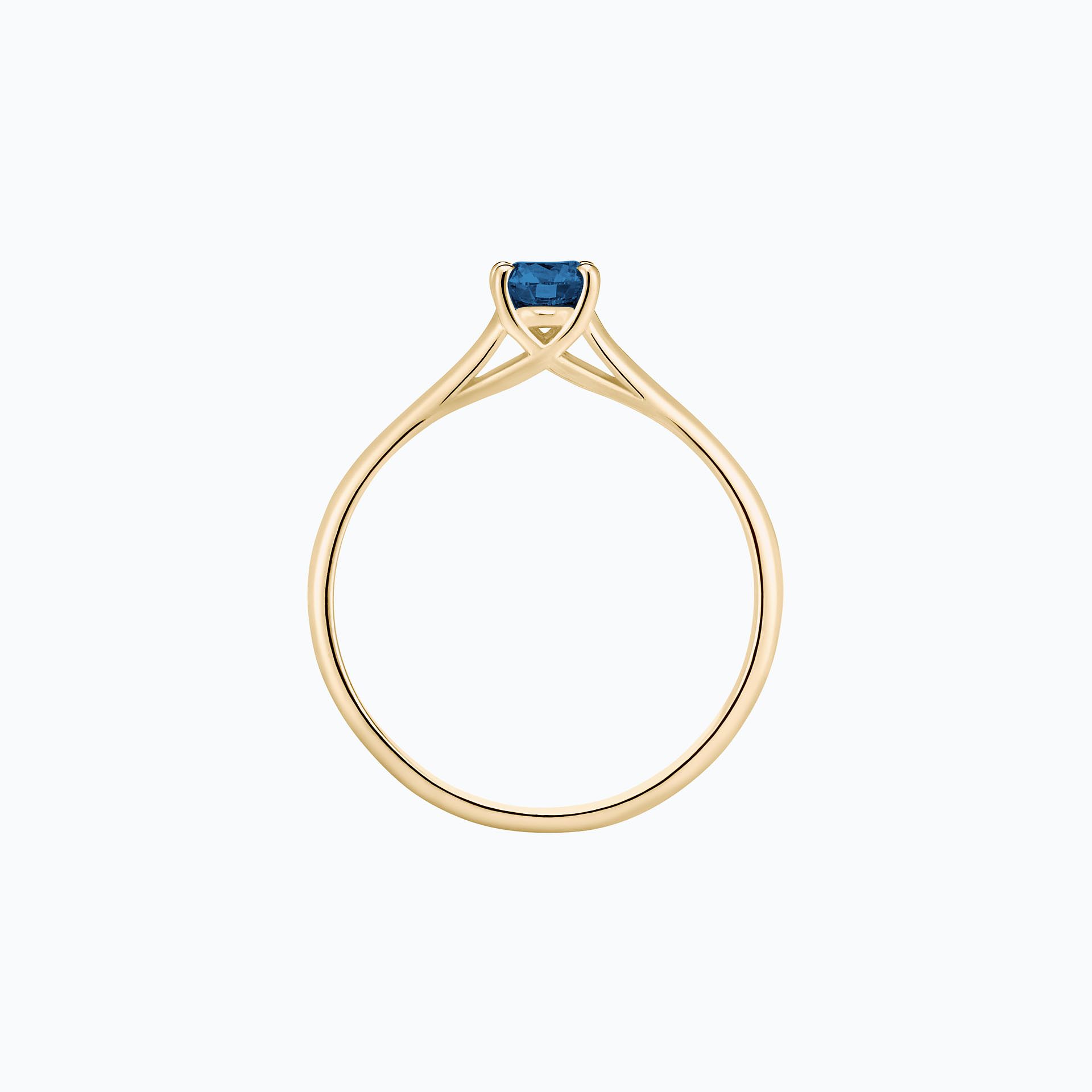 Solitaire Fanny Topaze Blue London 3.5 mm