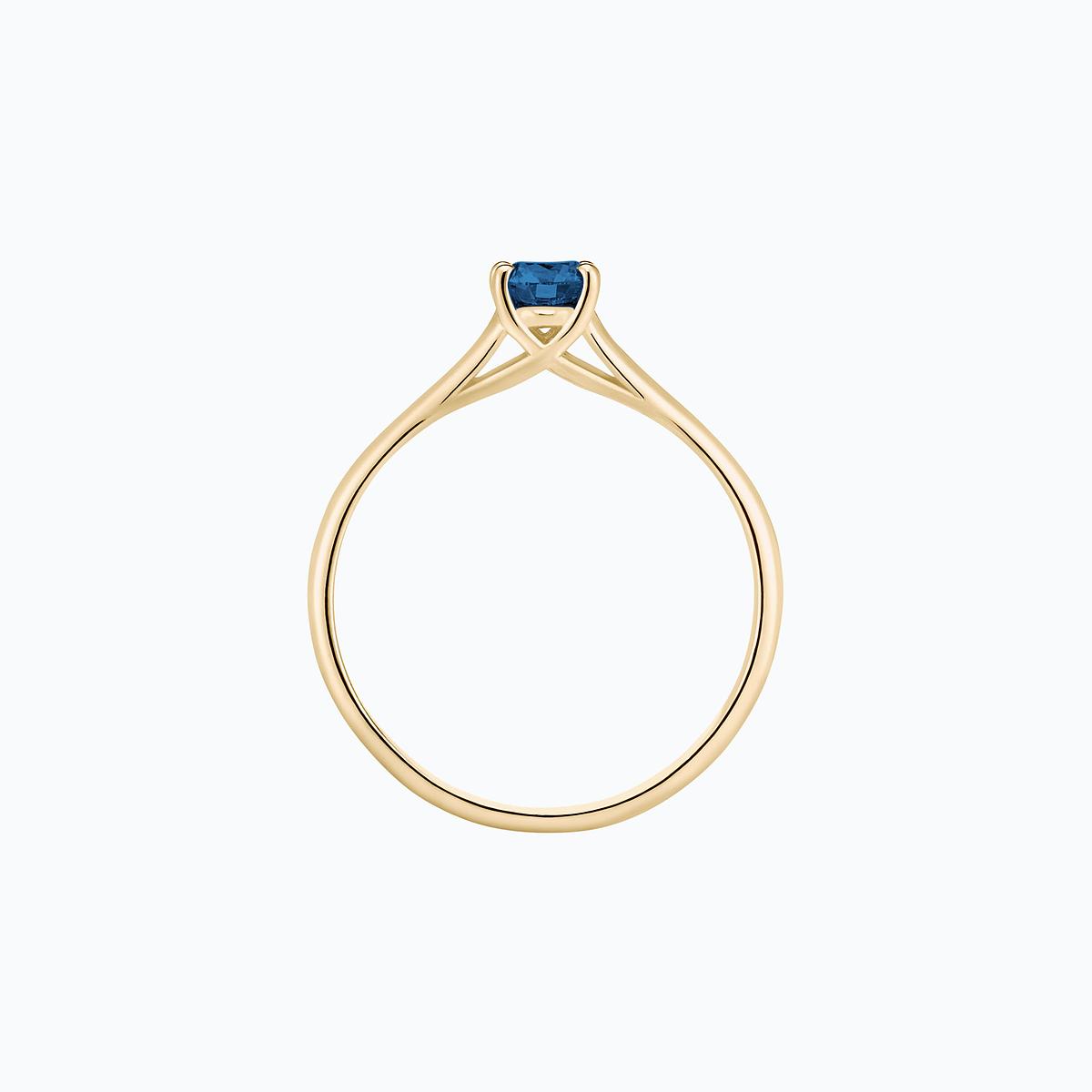 Solitaire Fanny Topaze Blue London 3.5 mm