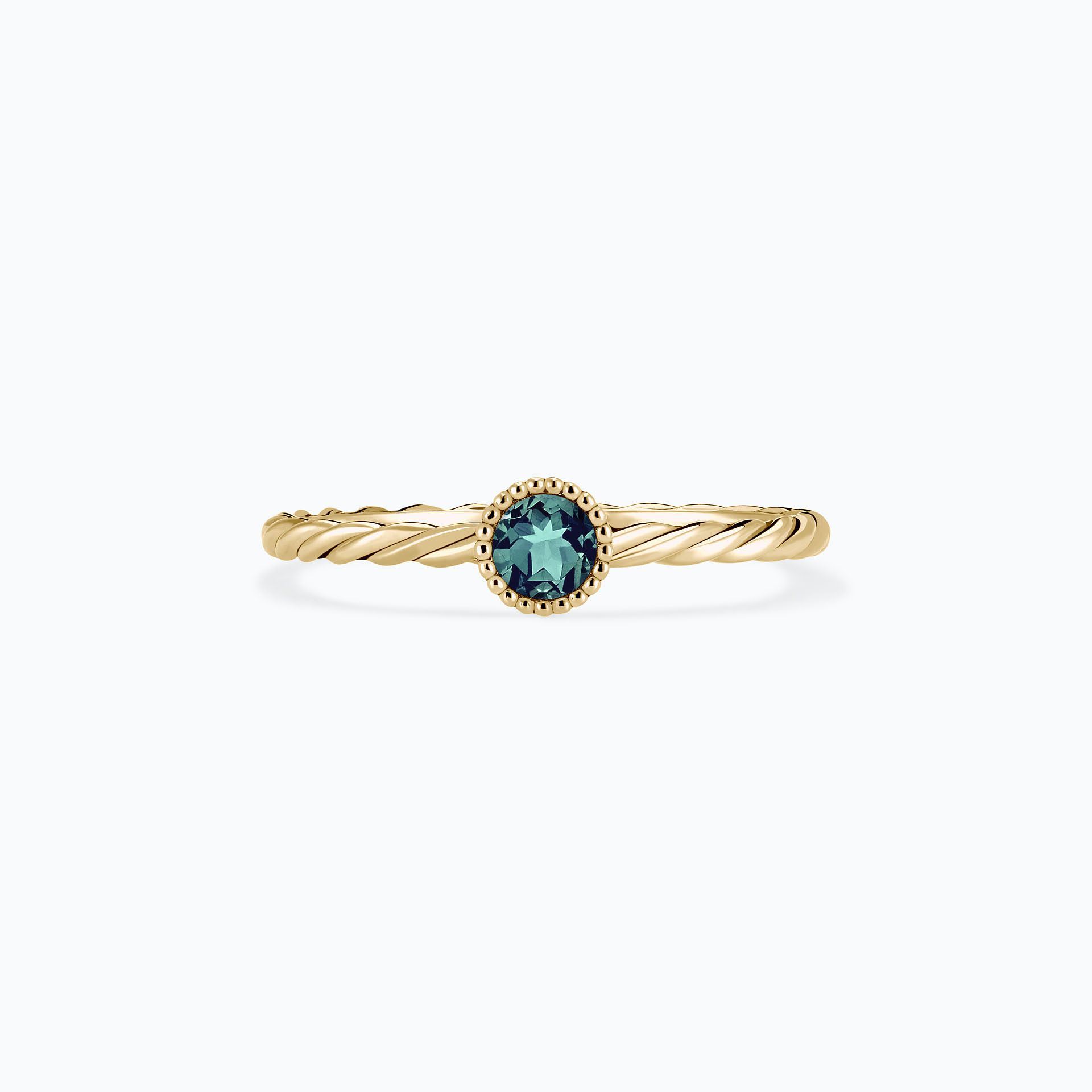 Solitaire Faustine Saphir Teal