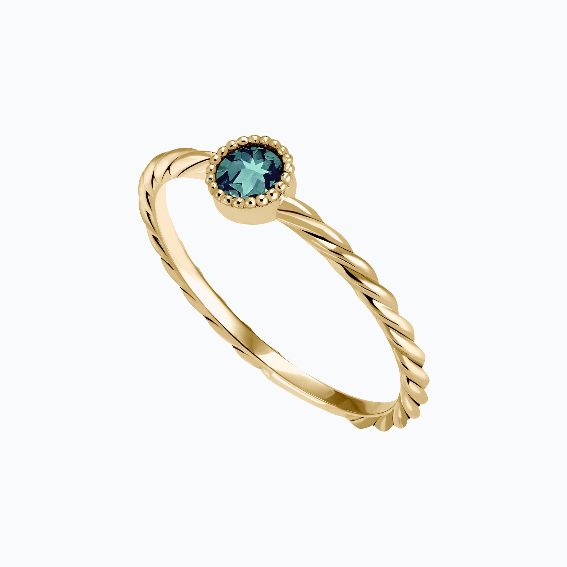 Solitaire Faustine Saphir Teal
