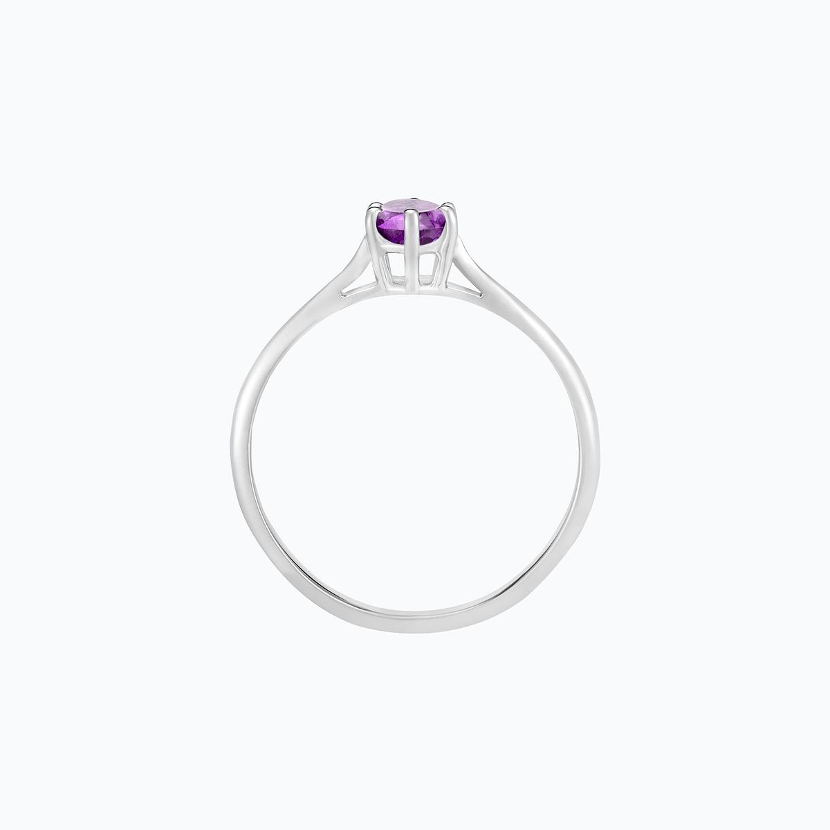 Solitaire Félicia Améthyste 4.5 mm