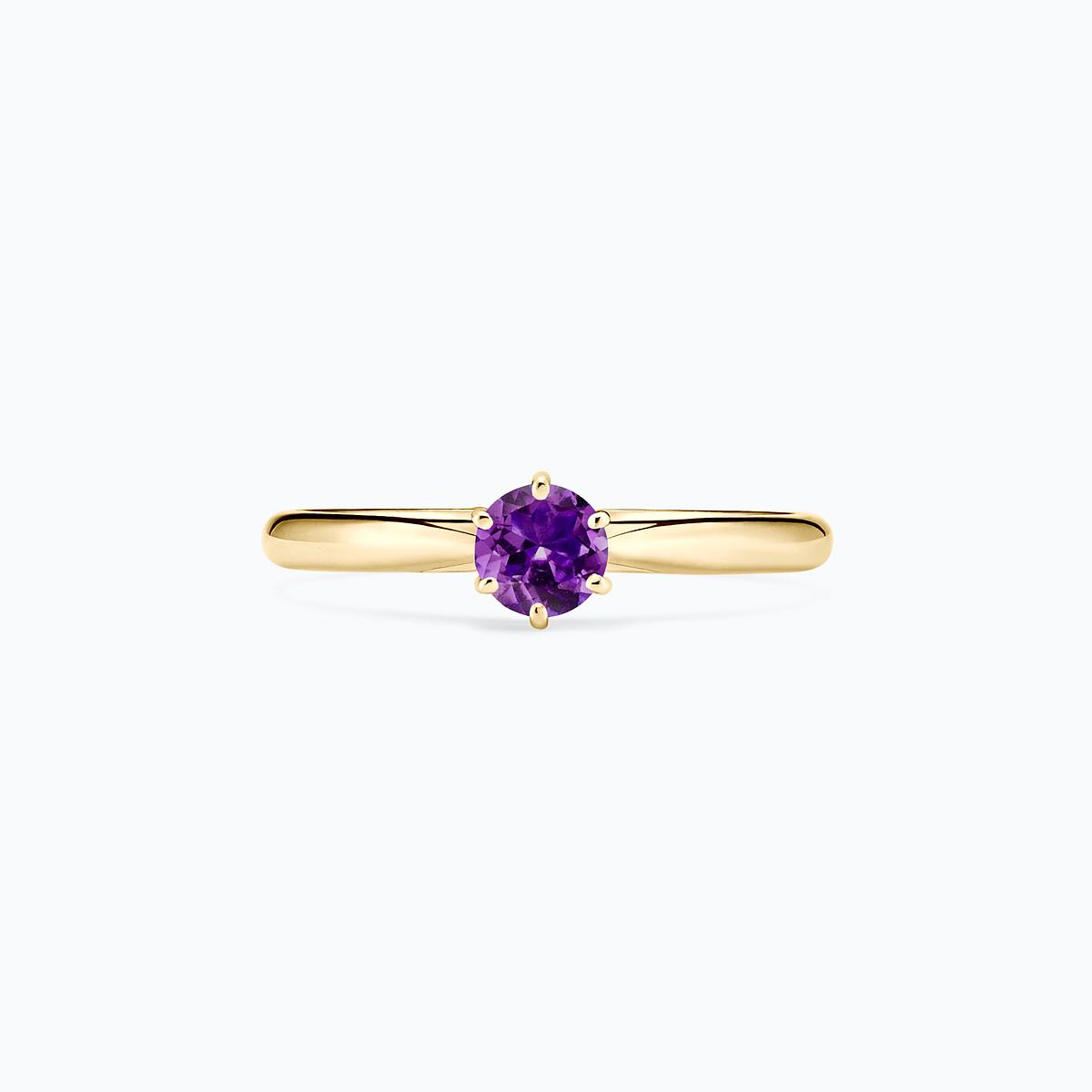 Solitaire Félicia Améthyste 4.5 mm