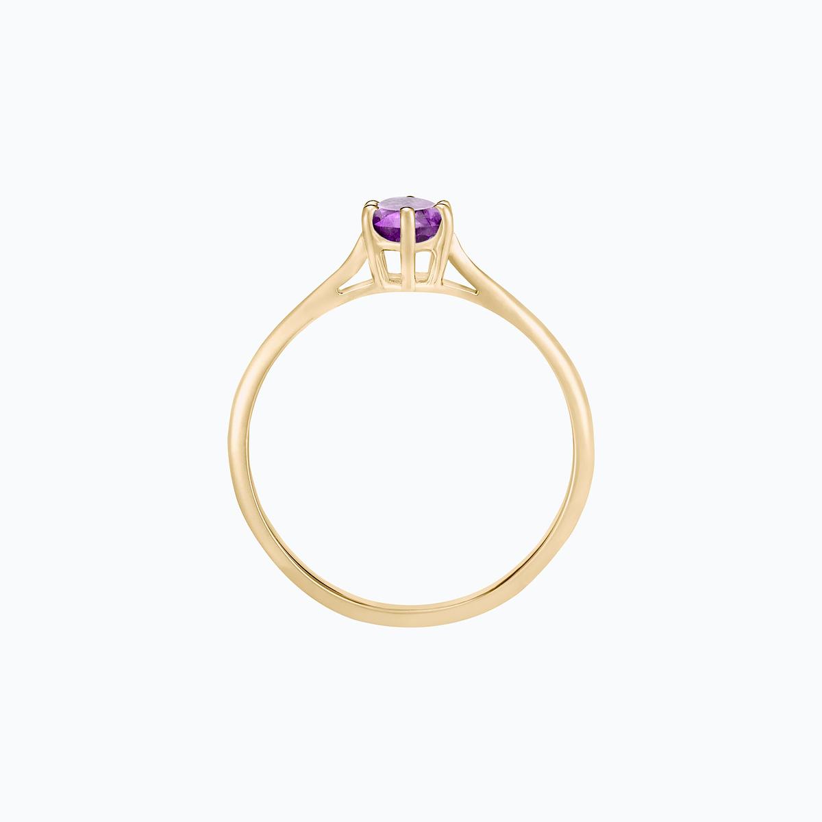 Solitaire Félicia Améthyste 4.5 mm