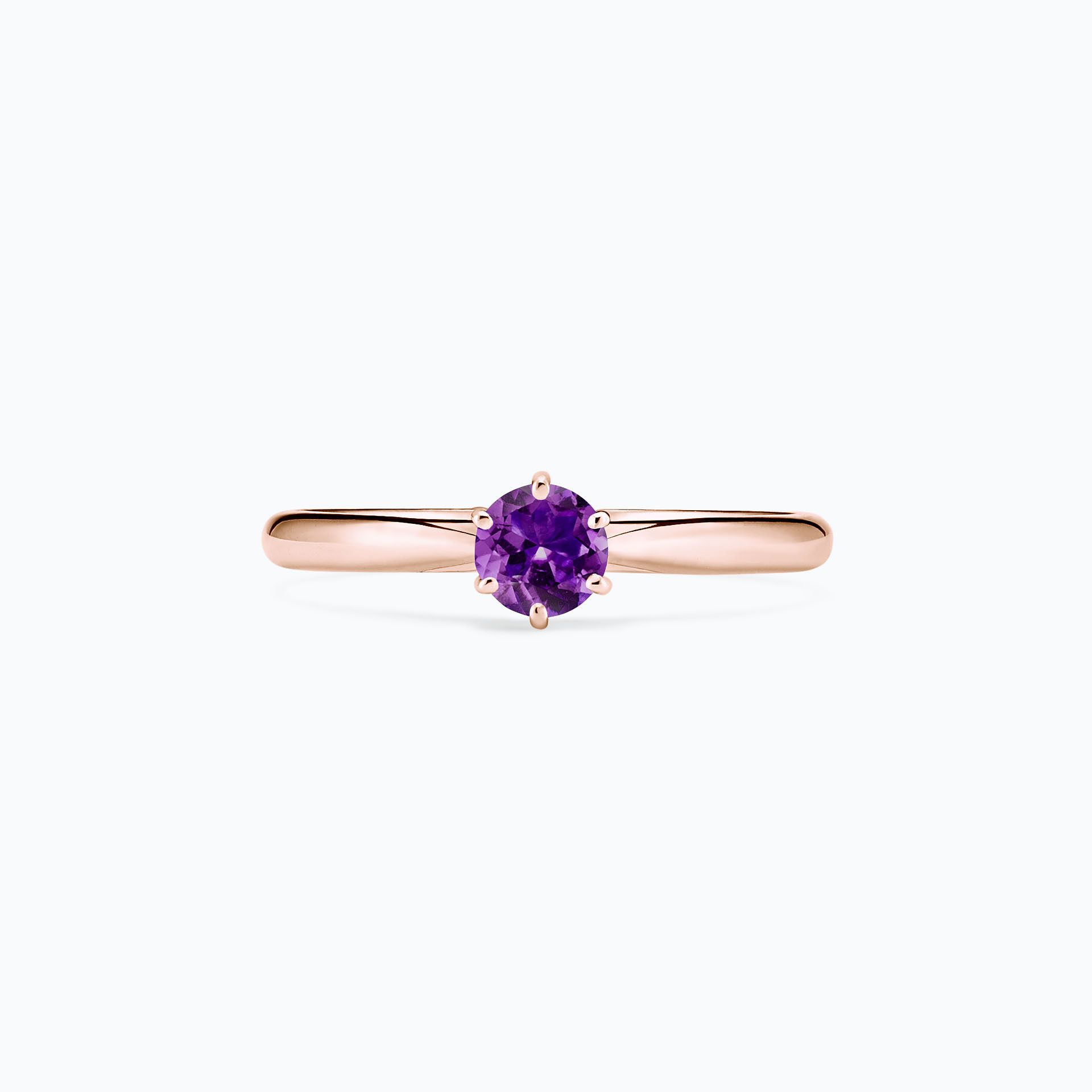 Solitaire Félicia Améthyste 4.5 mm