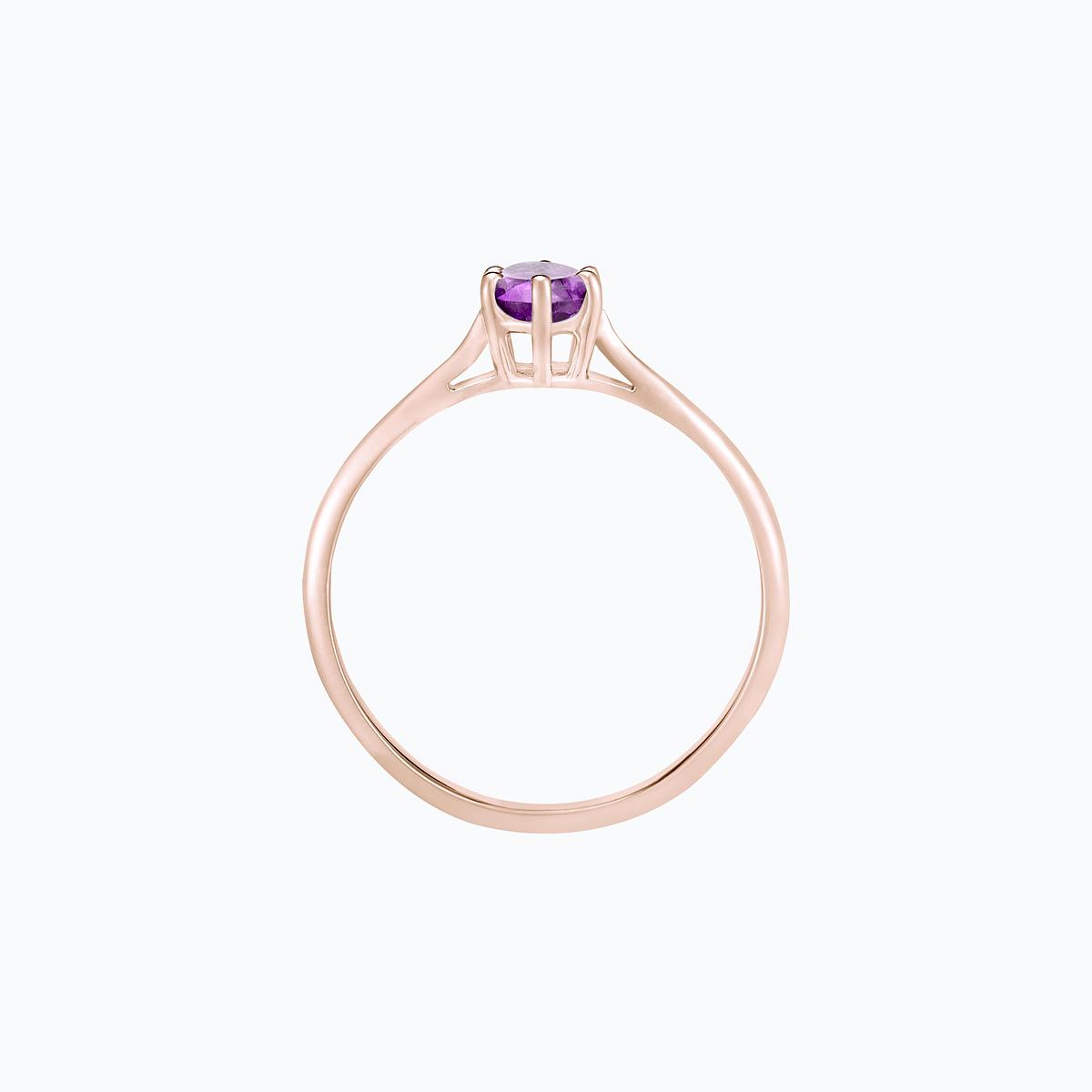 Solitaire Félicia Améthyste 4.5 mm