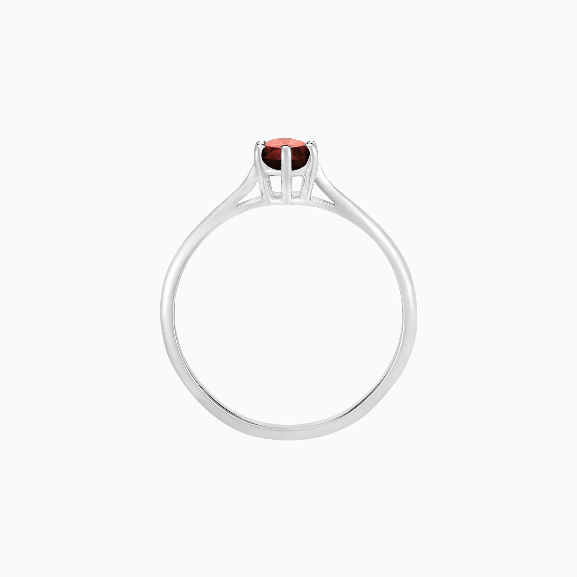 Solitaire Félicia Grenat 4.5 mm