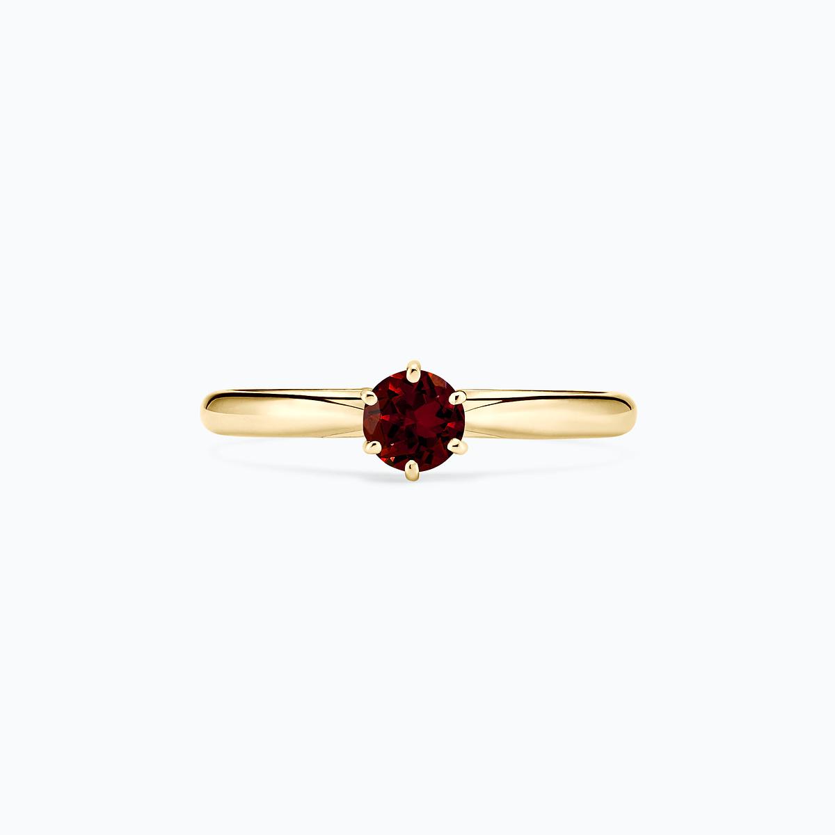 Solitaire Félicia Grenat 4.5 mm