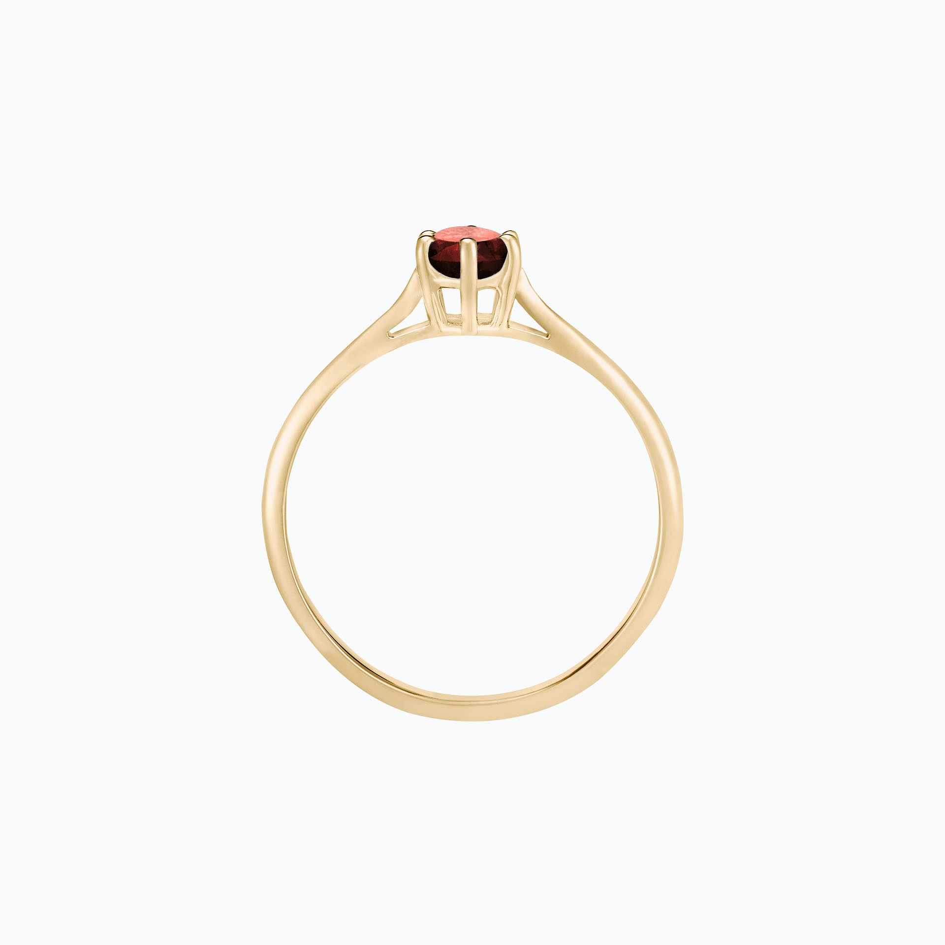 Solitaire Félicia Grenat 4.5 mm