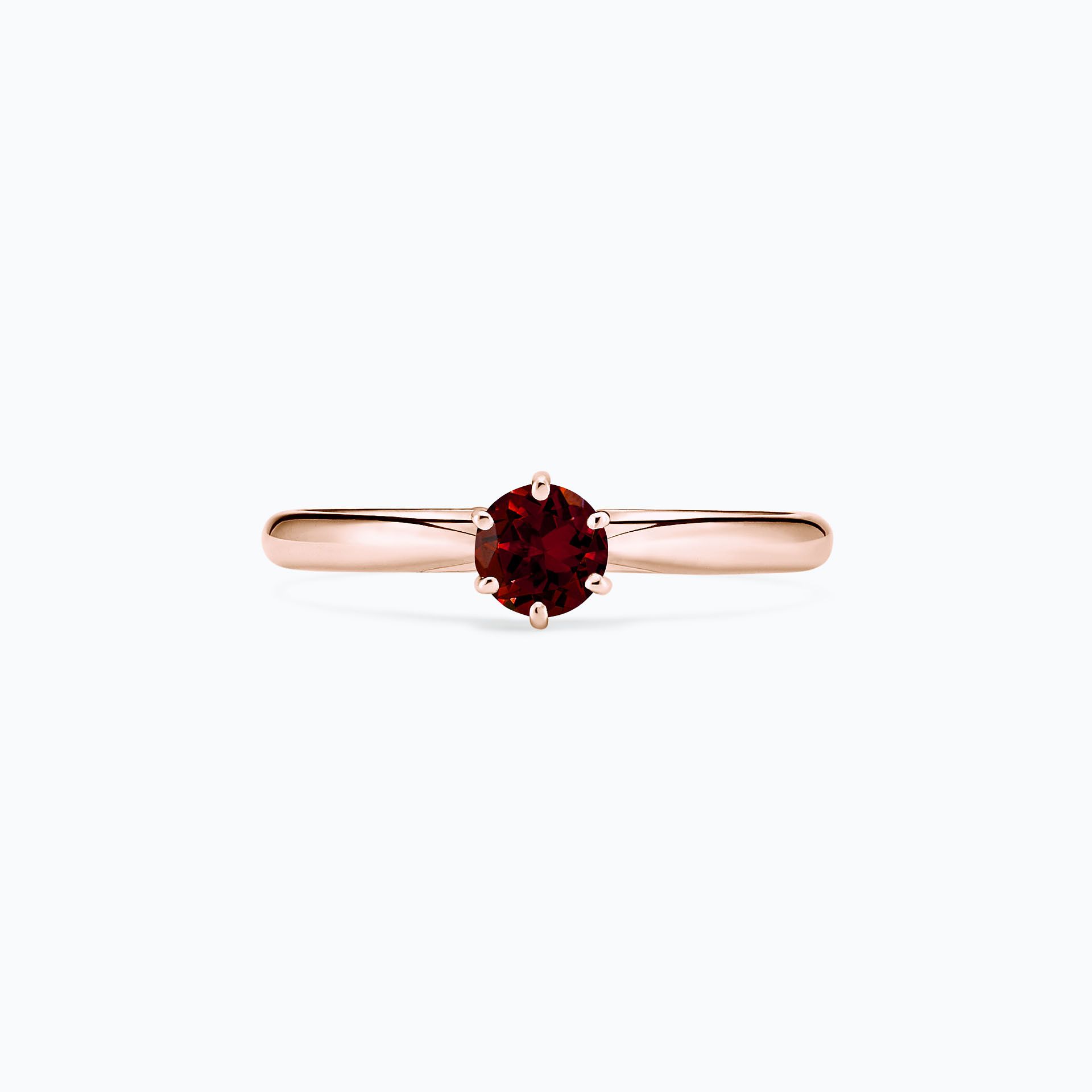 Solitaire Félicia Grenat 4.5 mm