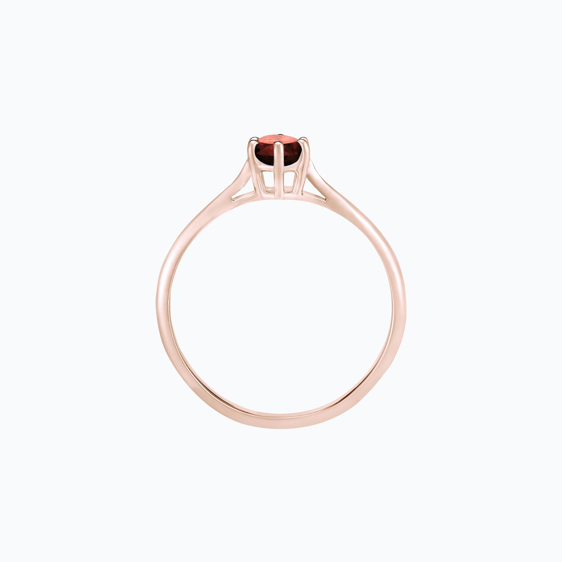 Solitaire Félicia Grenat 4.5 mm