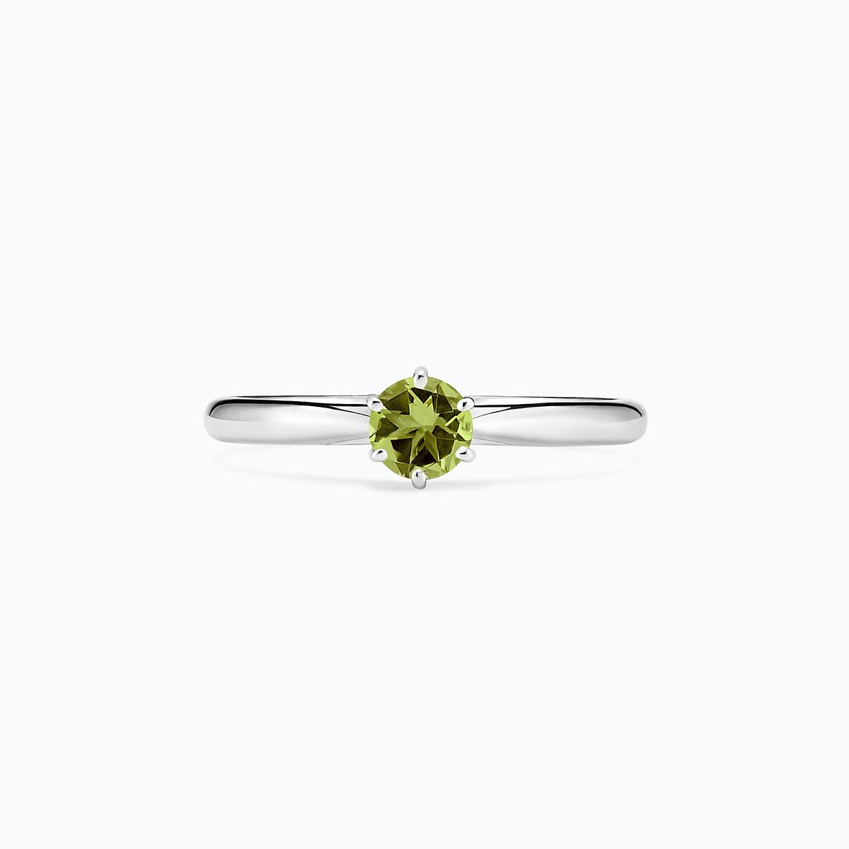 Solitaire Félicia Péridot 4.5 mm