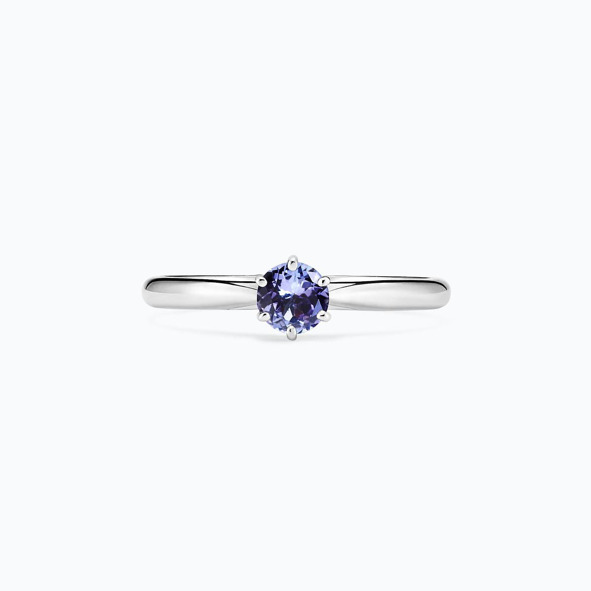 Solitaire Félicia Tanzanite 4.5 mm