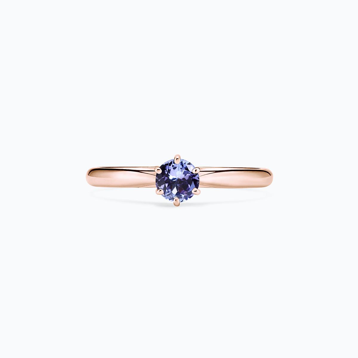 Solitaire Félicia Tanzanite 4.5 mm