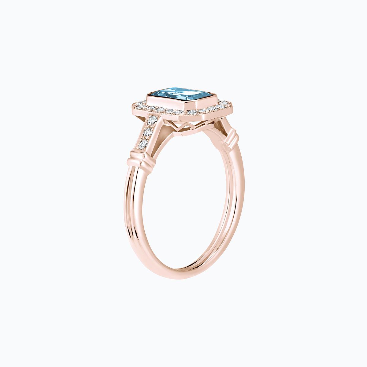 Solitaire Gabrielle Aigue-Marine