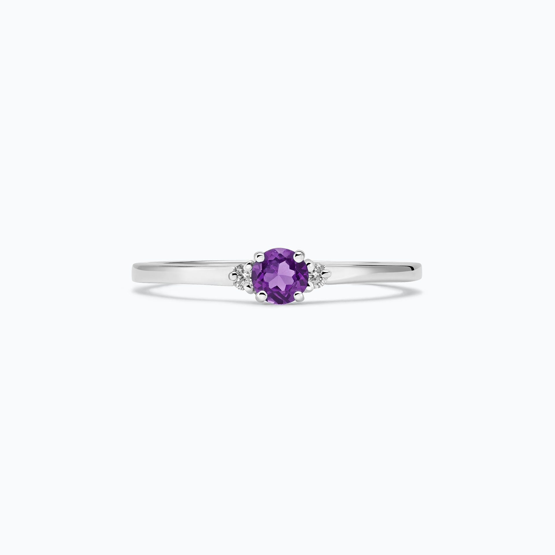 Solitaire Lolly Améthyste 3.5 mm