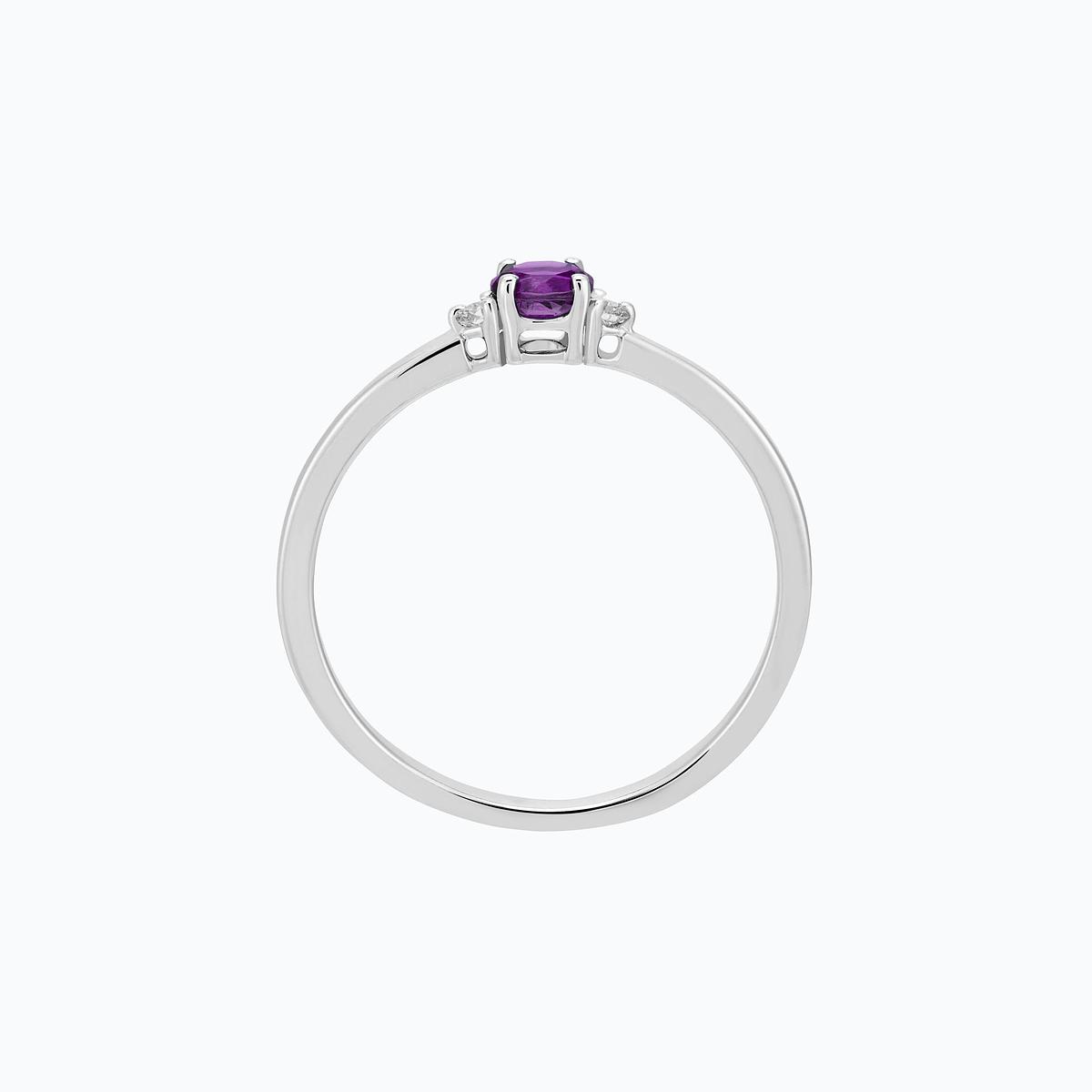 Solitaire Lolly Améthyste 3.5 mm