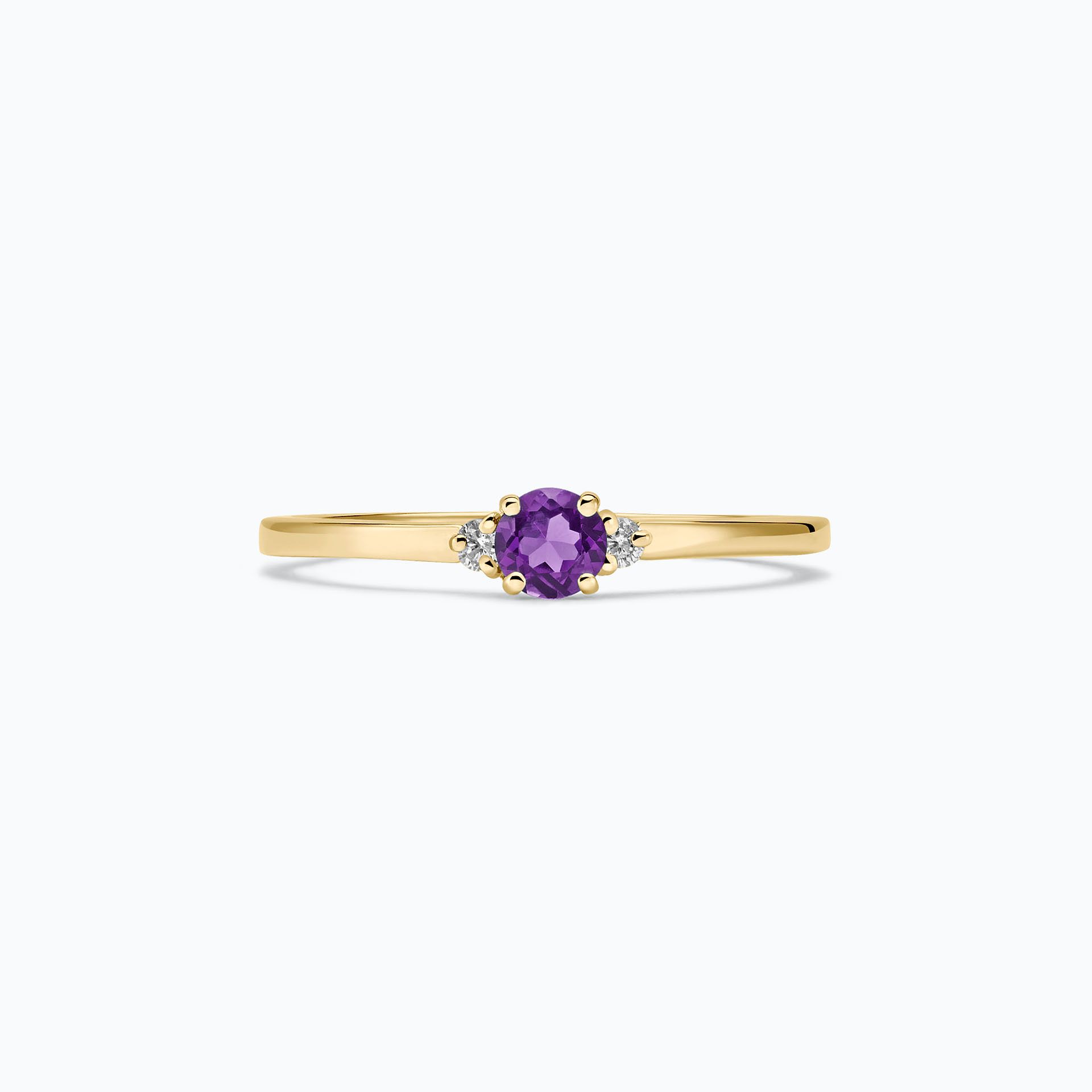 Solitaire Lolly Améthyste 3.5 mm