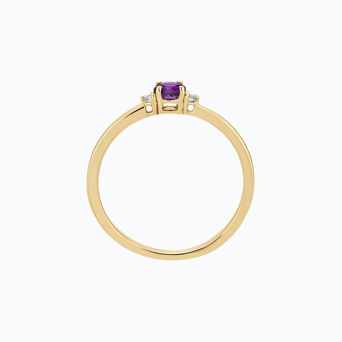 Solitaire Lolly Améthyste 3.5 mm