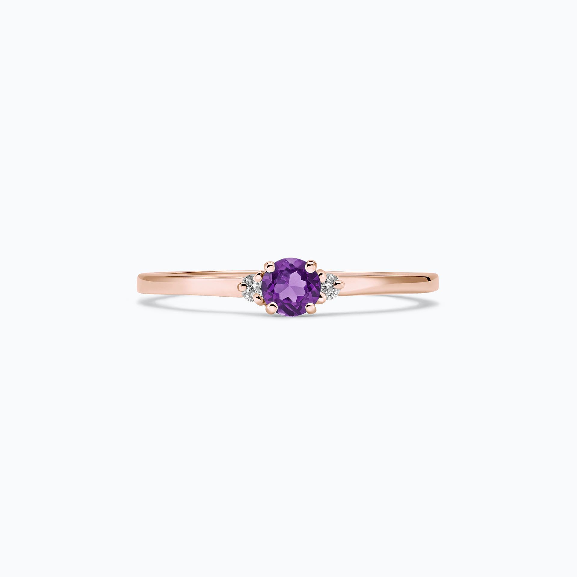 Solitaire Lolly Améthyste 3.5 mm