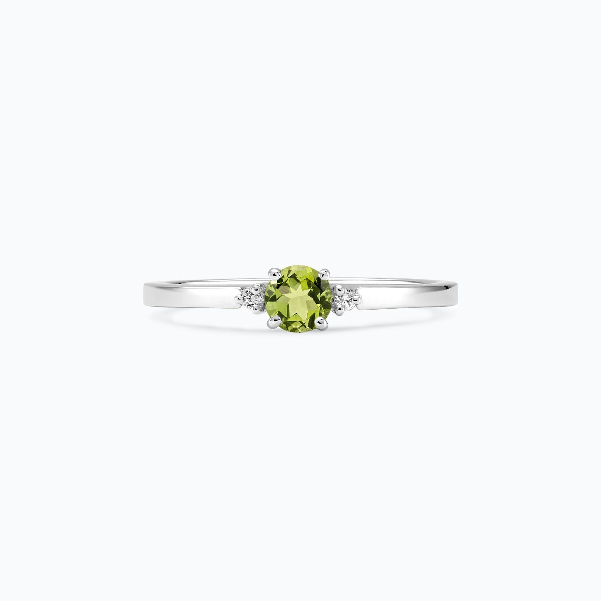 Solitaire Lolly Péridot 4.5 mm