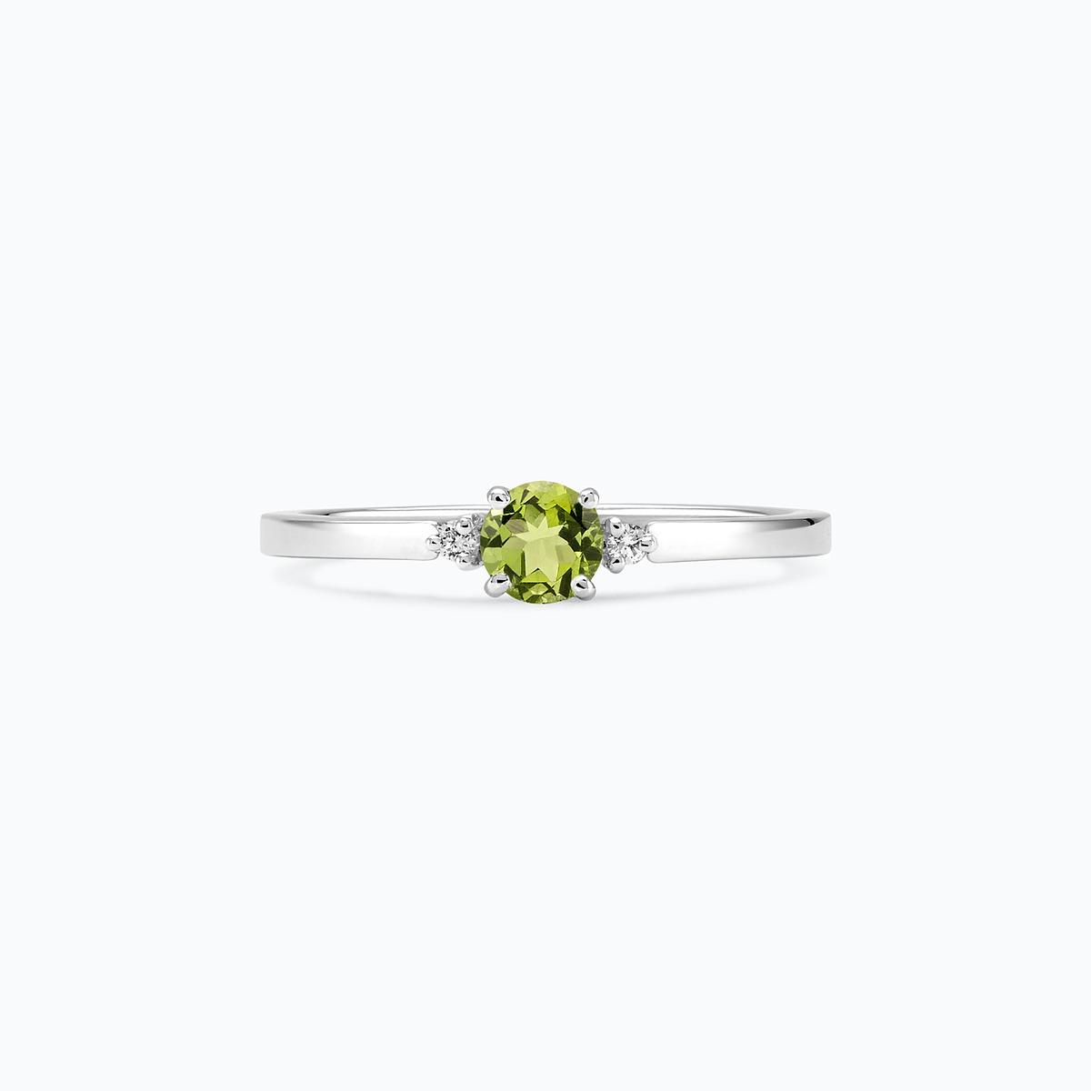 Solitaire Lolly Péridot 4.5 mm
