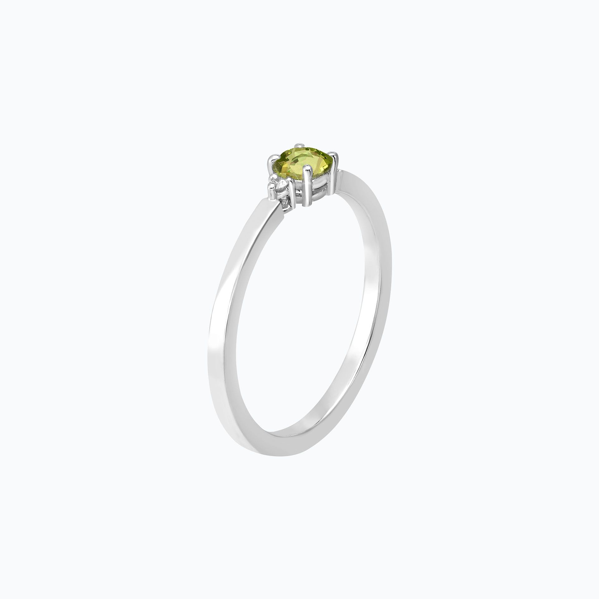 Solitaire Lolly Péridot 4.5 mm