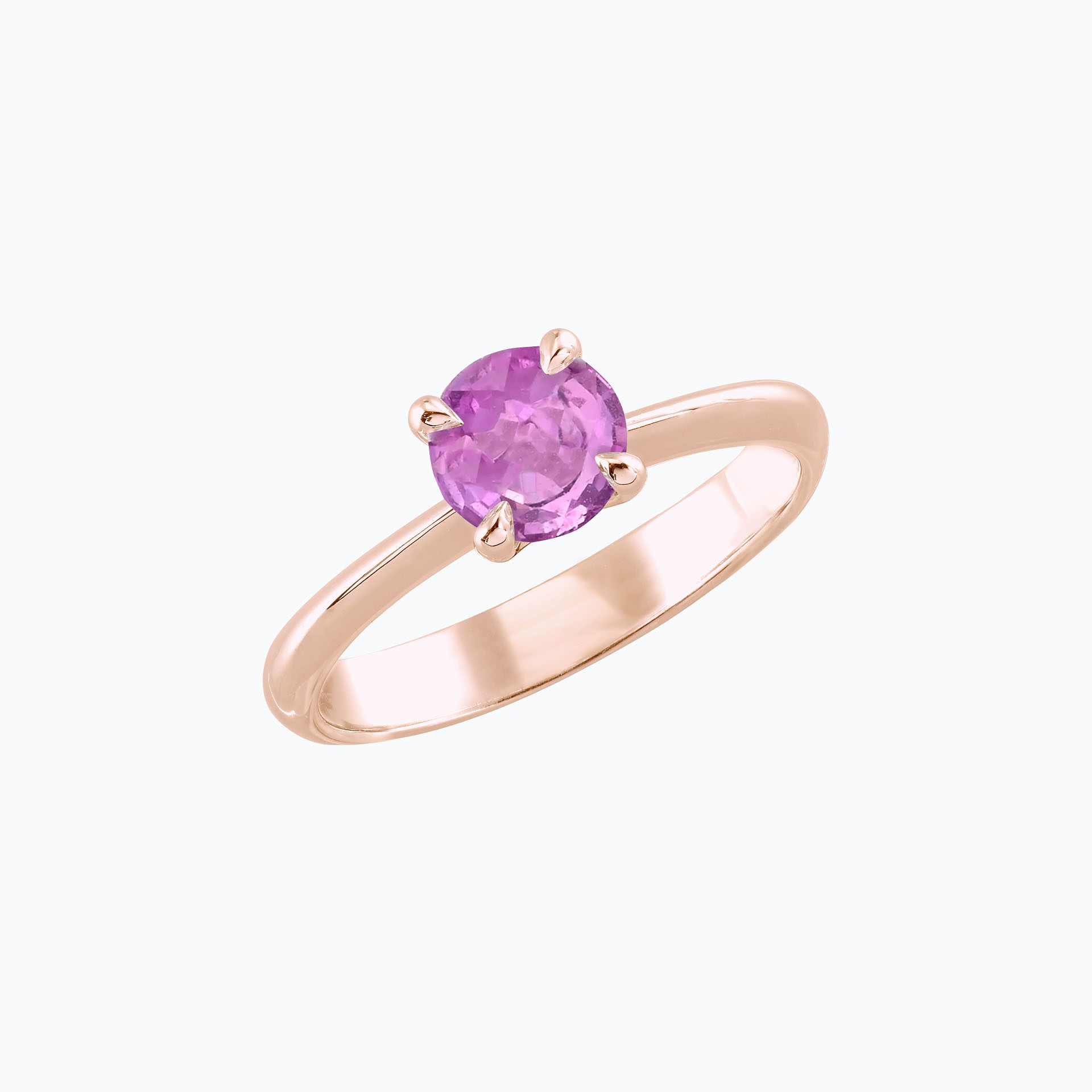 Solitaire Jara Saphir Rose Poudré