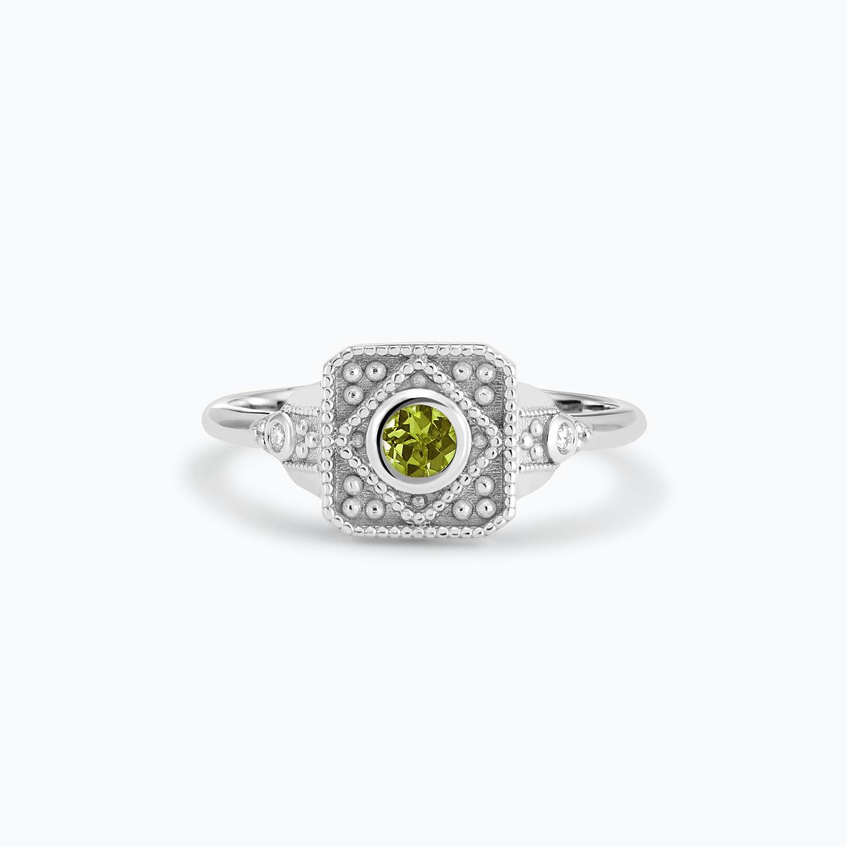 Solitaire Joséphine Péridot 3.5 mm