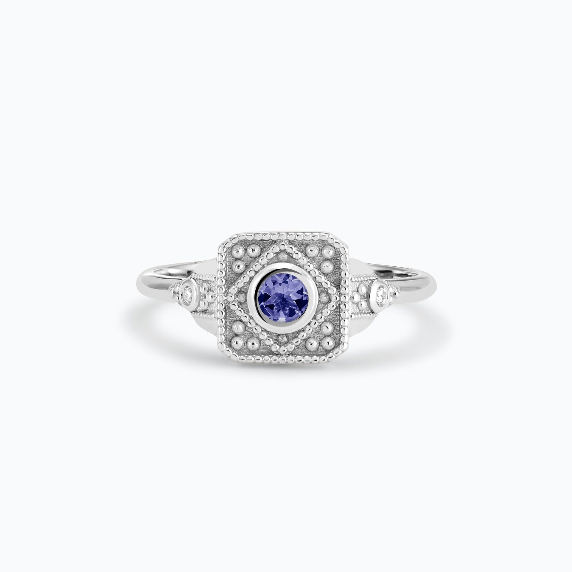 Solitaire Joséphine Tanzanite 3.5 mm