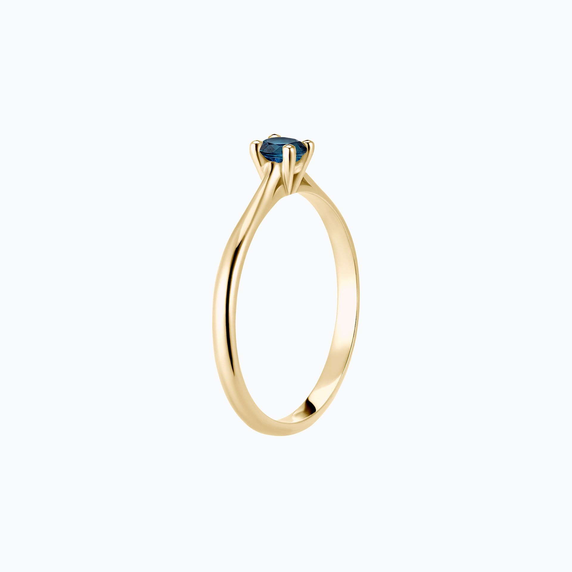 Solitaire Luna Topaze Blue London 3.5 mm