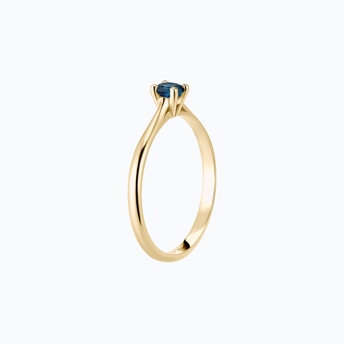 Solitaire Luna Topaze Blue London 3.5 mm