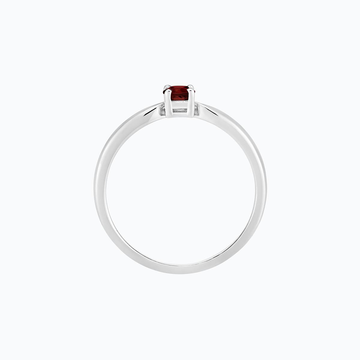 Solitaire Margot Grenat 3.5 mm