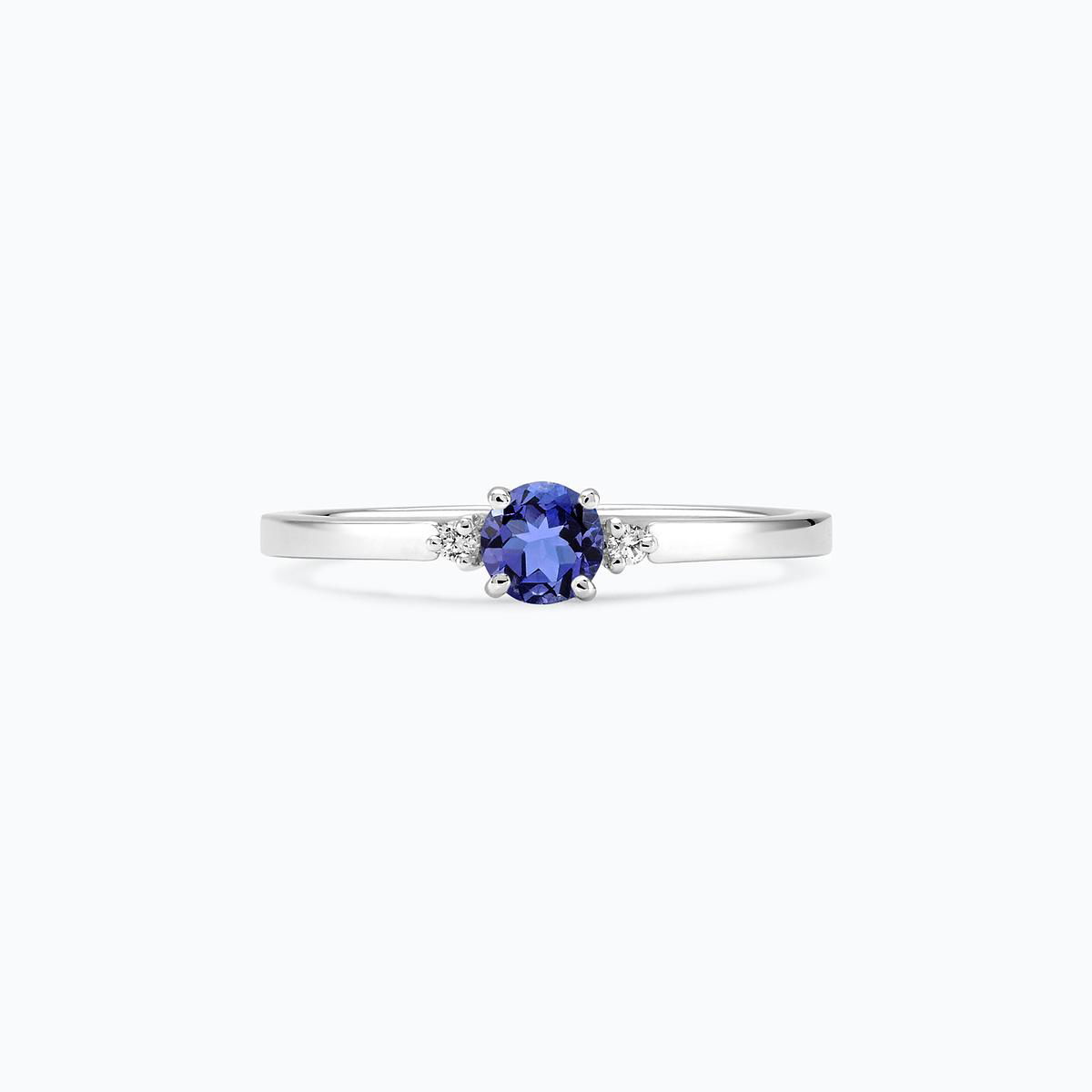 Solitaire Lolly Tanzanite 4.5 mm