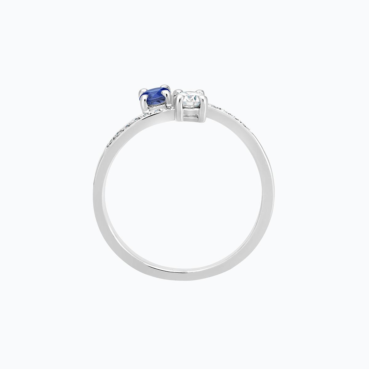 Solitaire Michelle et Barack Tanzanite 3.5 mm