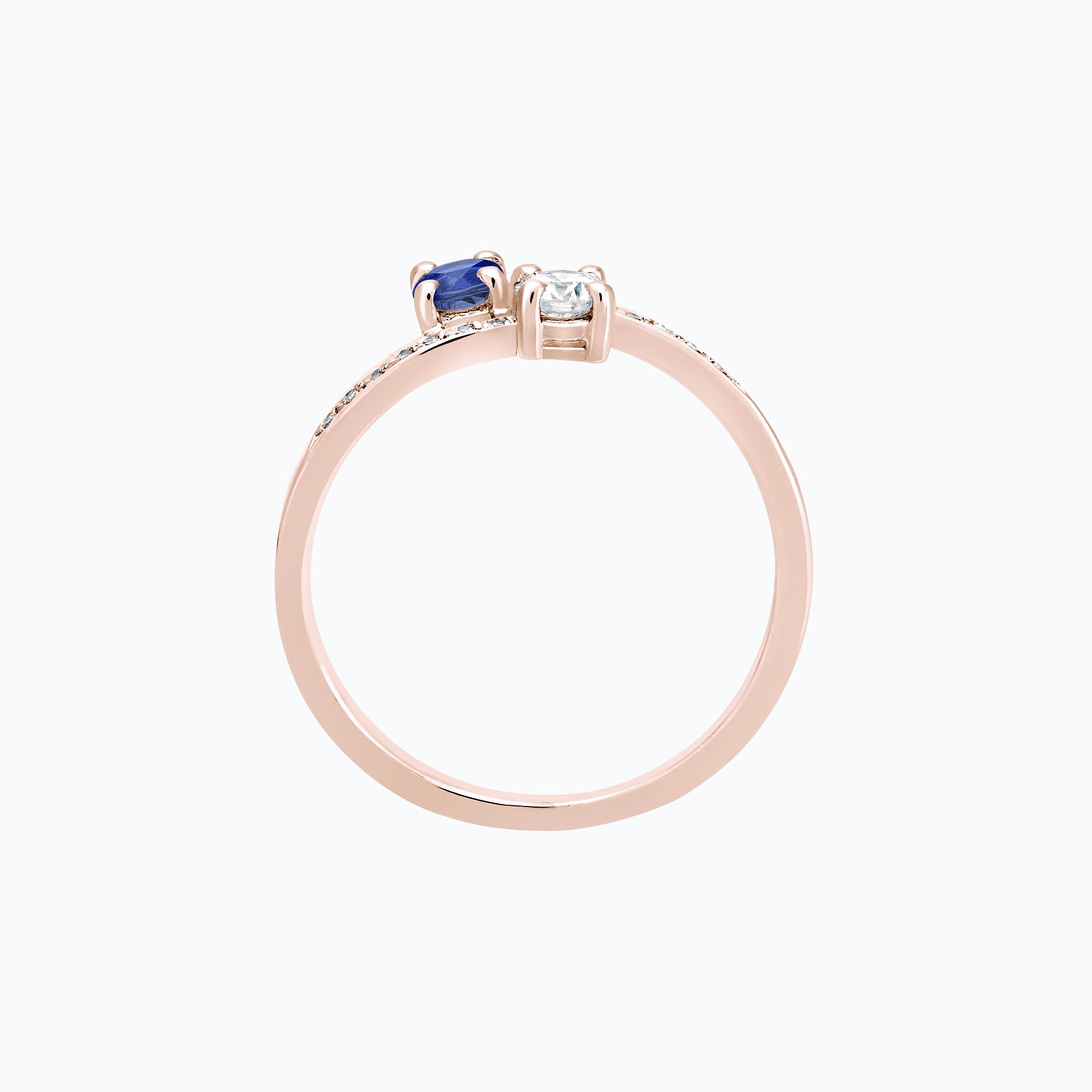 Solitaire Michelle et Barack Tanzanite 3.5 mm