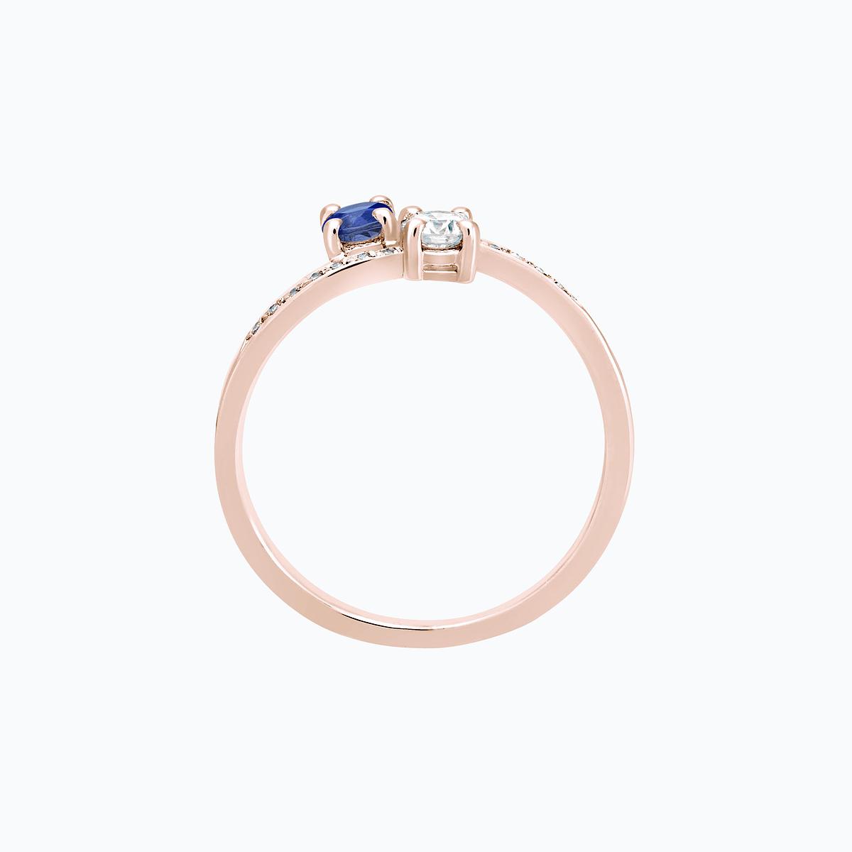 Solitaire Michelle et Barack Tanzanite 3.5 mm