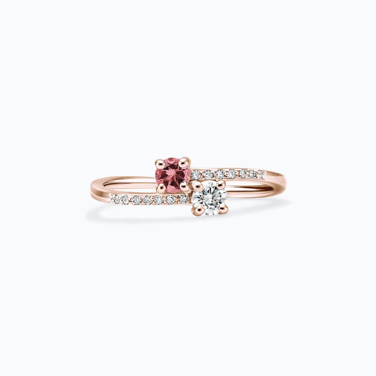 Solitaire Michelle et Barack Tourmaline 3.5 mm