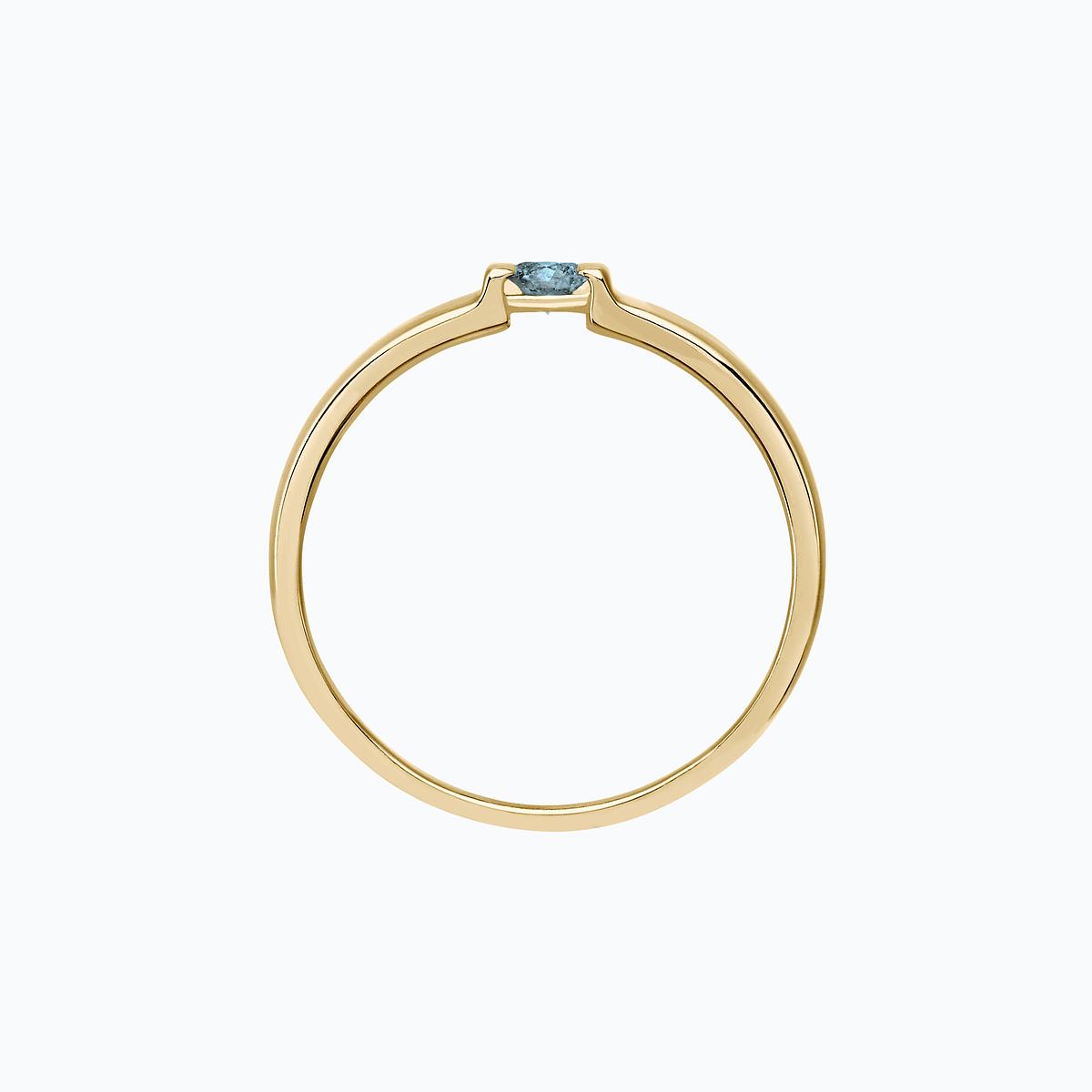 Solitaire Mathilde Aigue-Marine 3.5 mm