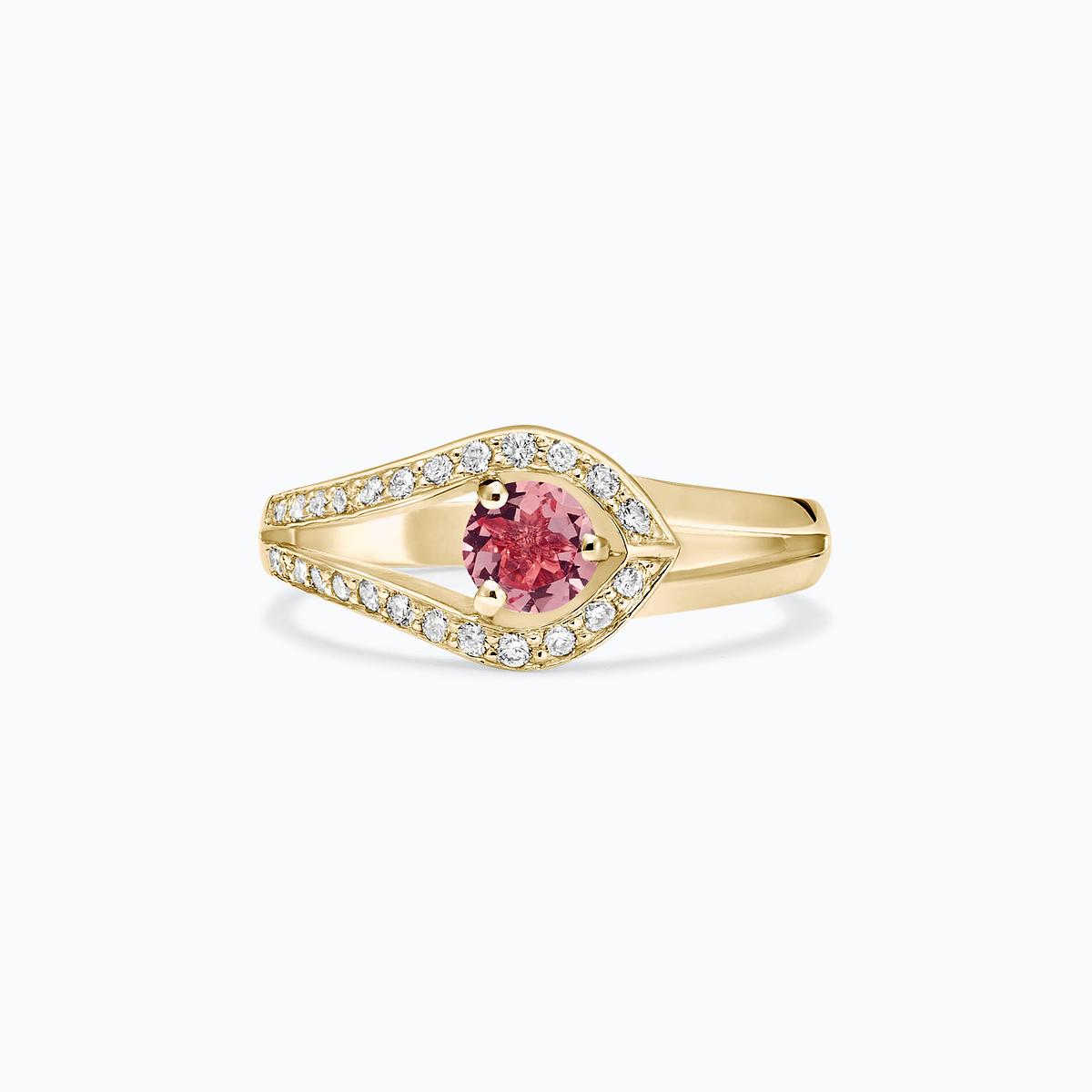 Solitaire Pavé Adoré Tourmaline