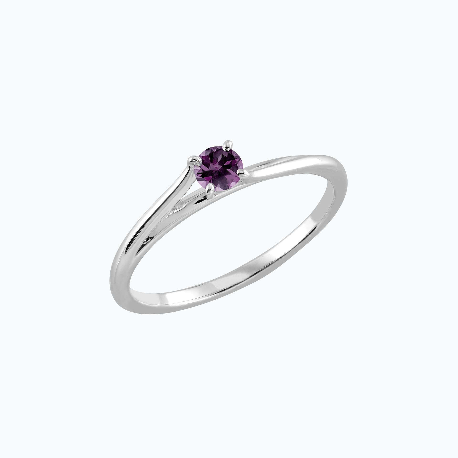 Solitaire Osaka Saphir Violet 3.5 mm