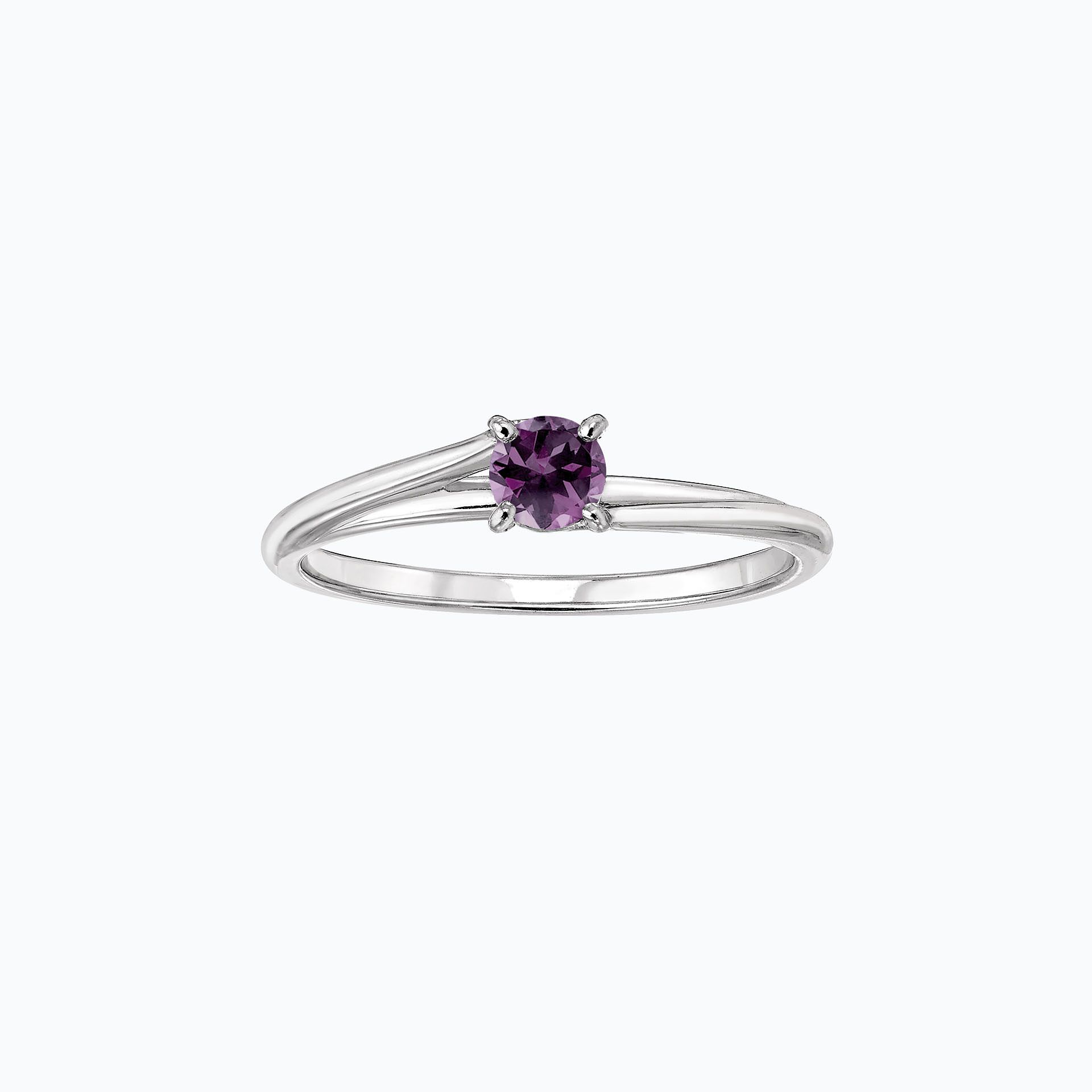 Solitaire Osaka Saphir Violet 3.5 mm