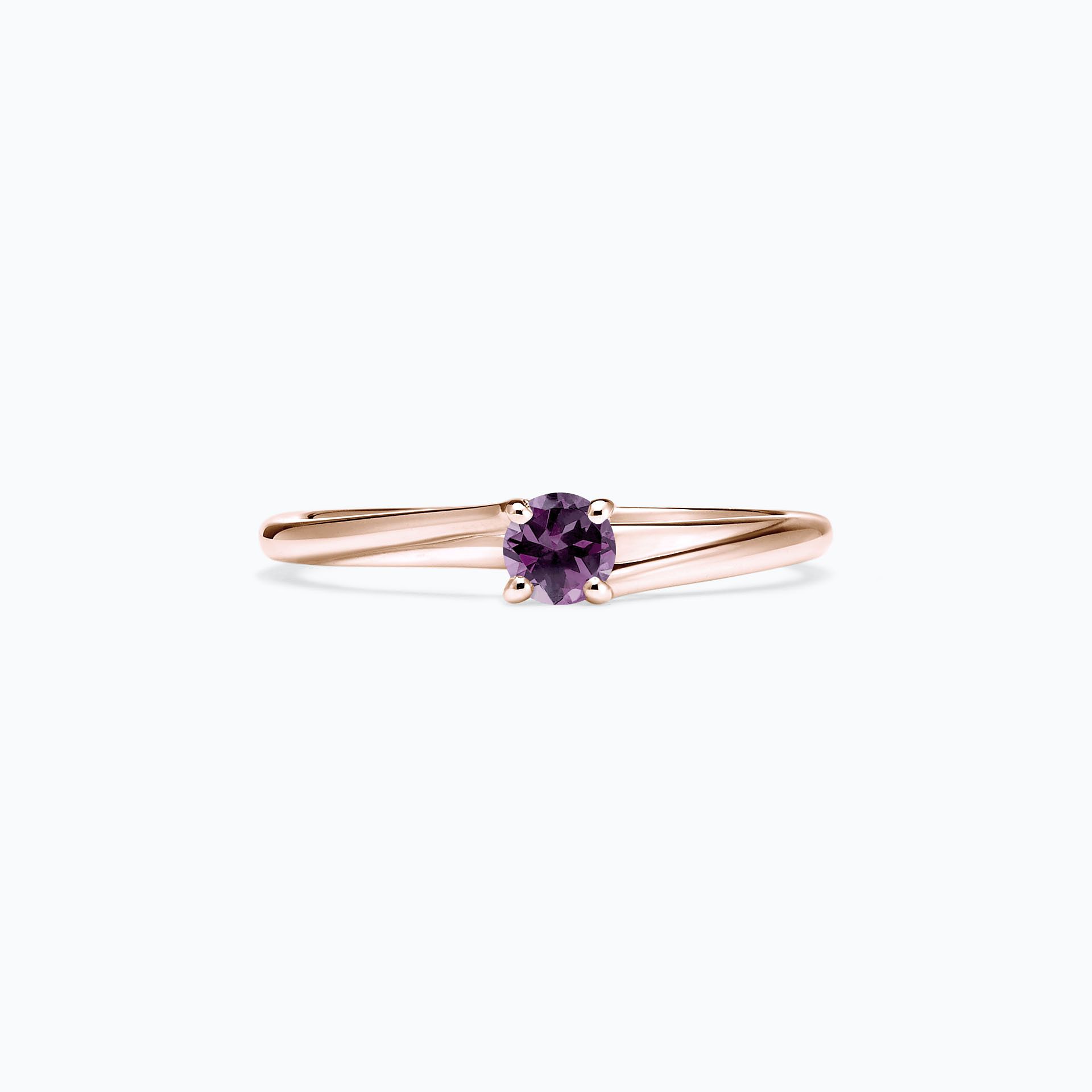 Solitaire Osaka Saphir Violet 3.5 mm